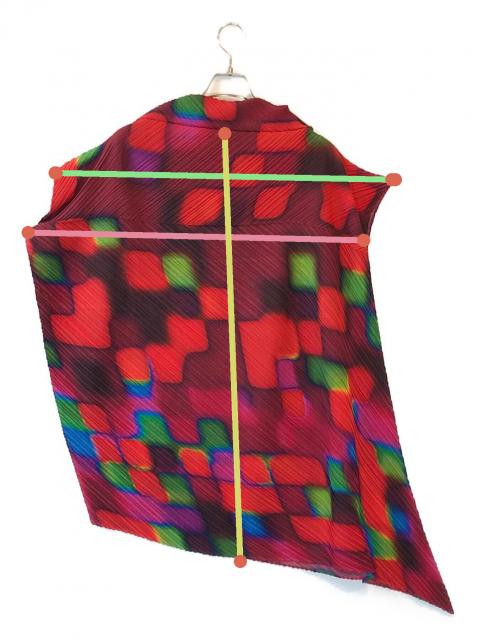 中古・古着通販】ISSEY MIYAKE (イッセイミヤケ) 変形 斜めプリーツ