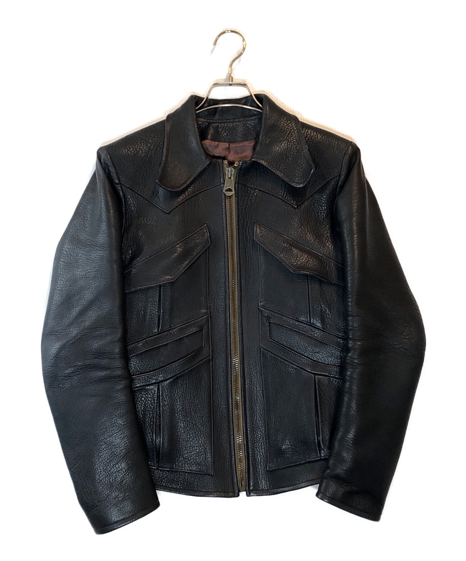 中古・古着通販】JELADO (ジェラード) レザージャケット ネイビー