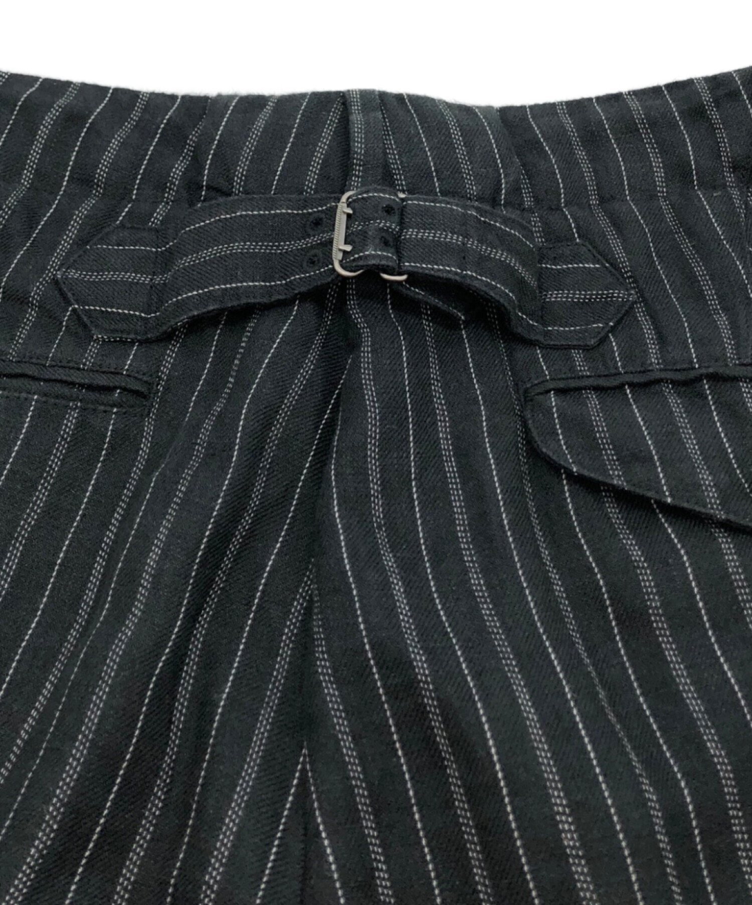 美品】ポロ ラルフローレン ストライプ リネン パンツ スラックス M