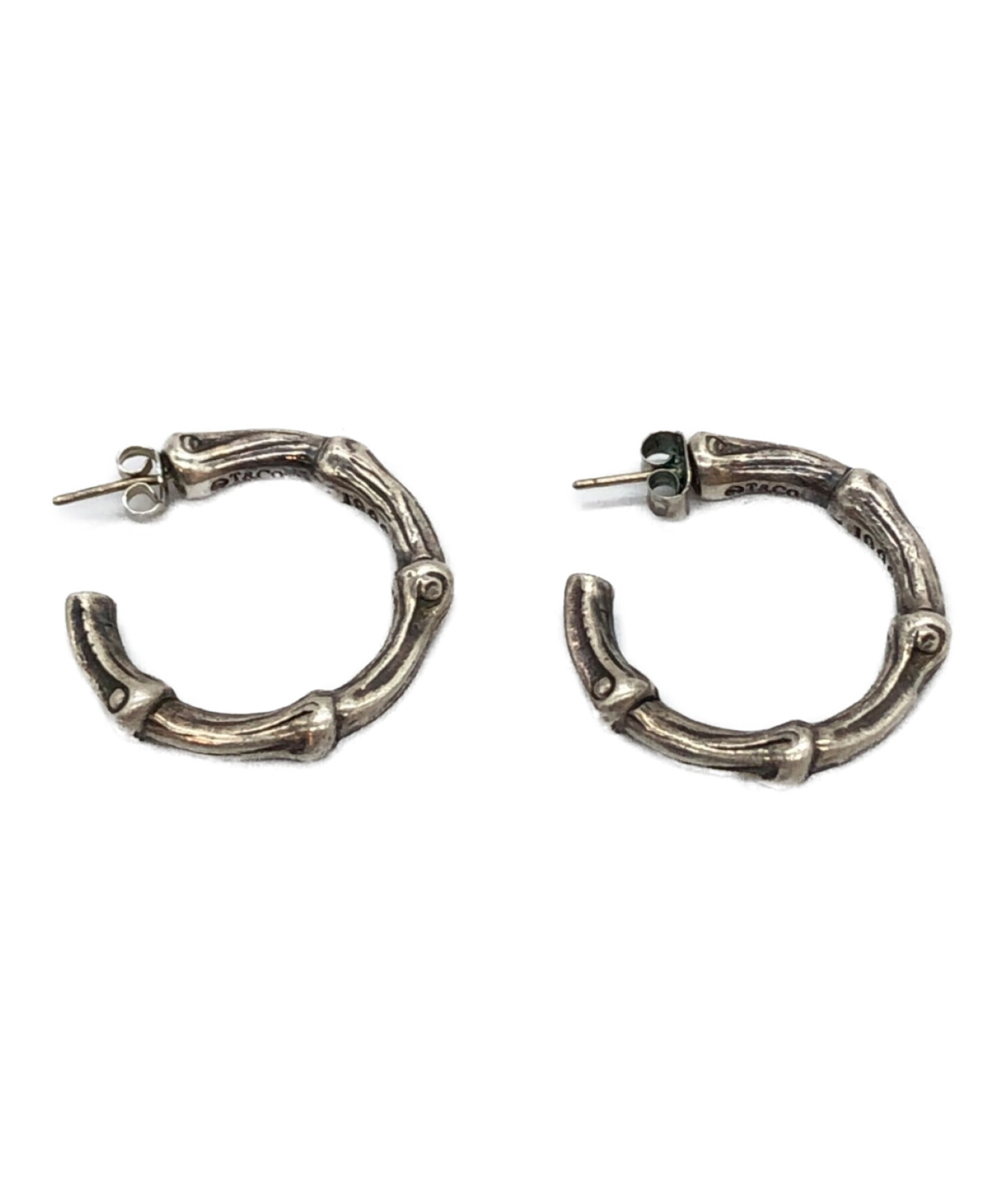 Tiffany & Co. ティファニー　バンブーピアス　片耳 中古・古着通販】Tiffany & Co. (ティファニー) バンブーフープピアス
