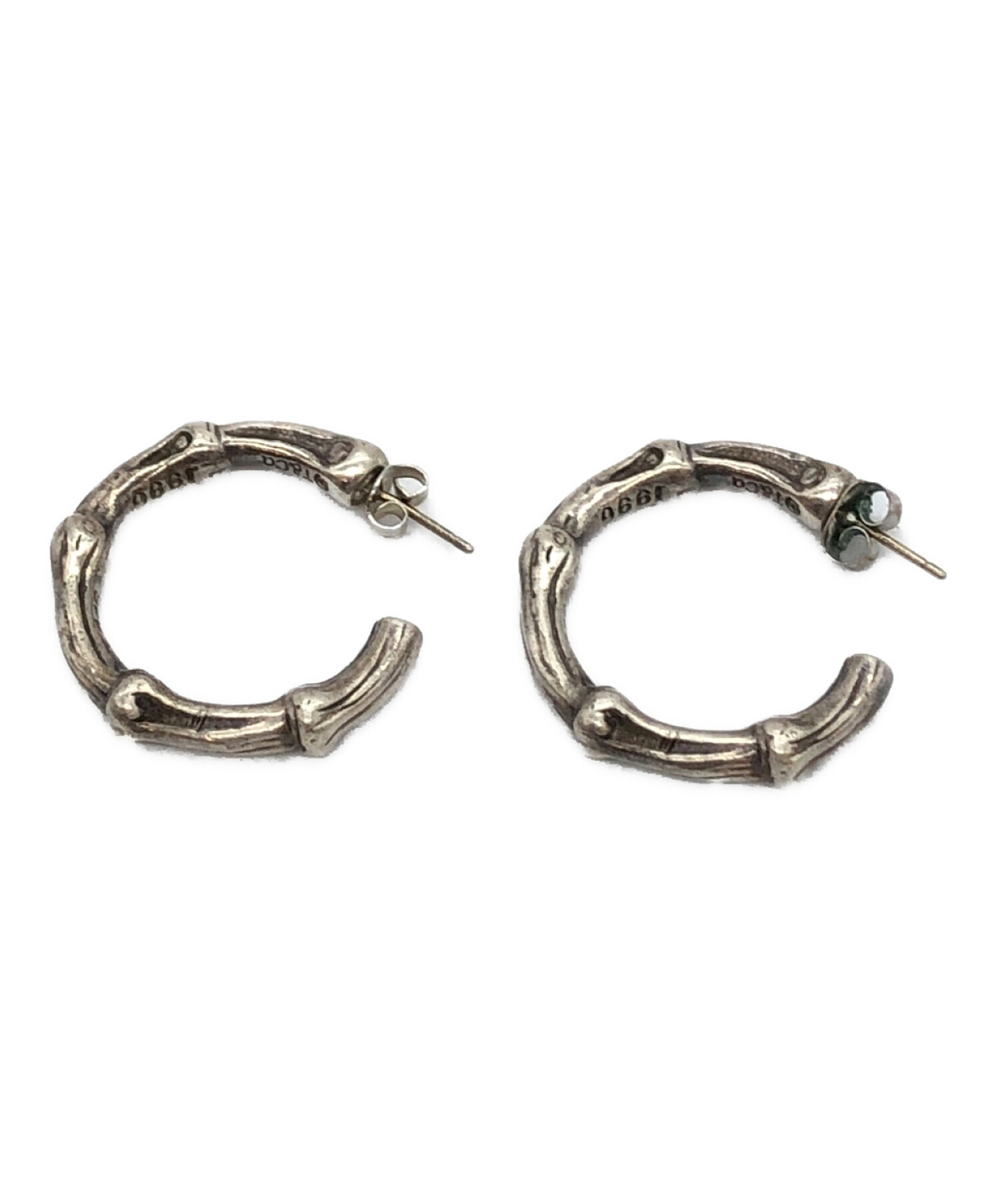 【美品/希少】〈Tiffany〉ティファニー バンブーピアス 片方・留め具なし 中古・古着通販】Tiffany & Co. (ティファニー) バンブーフープピアス