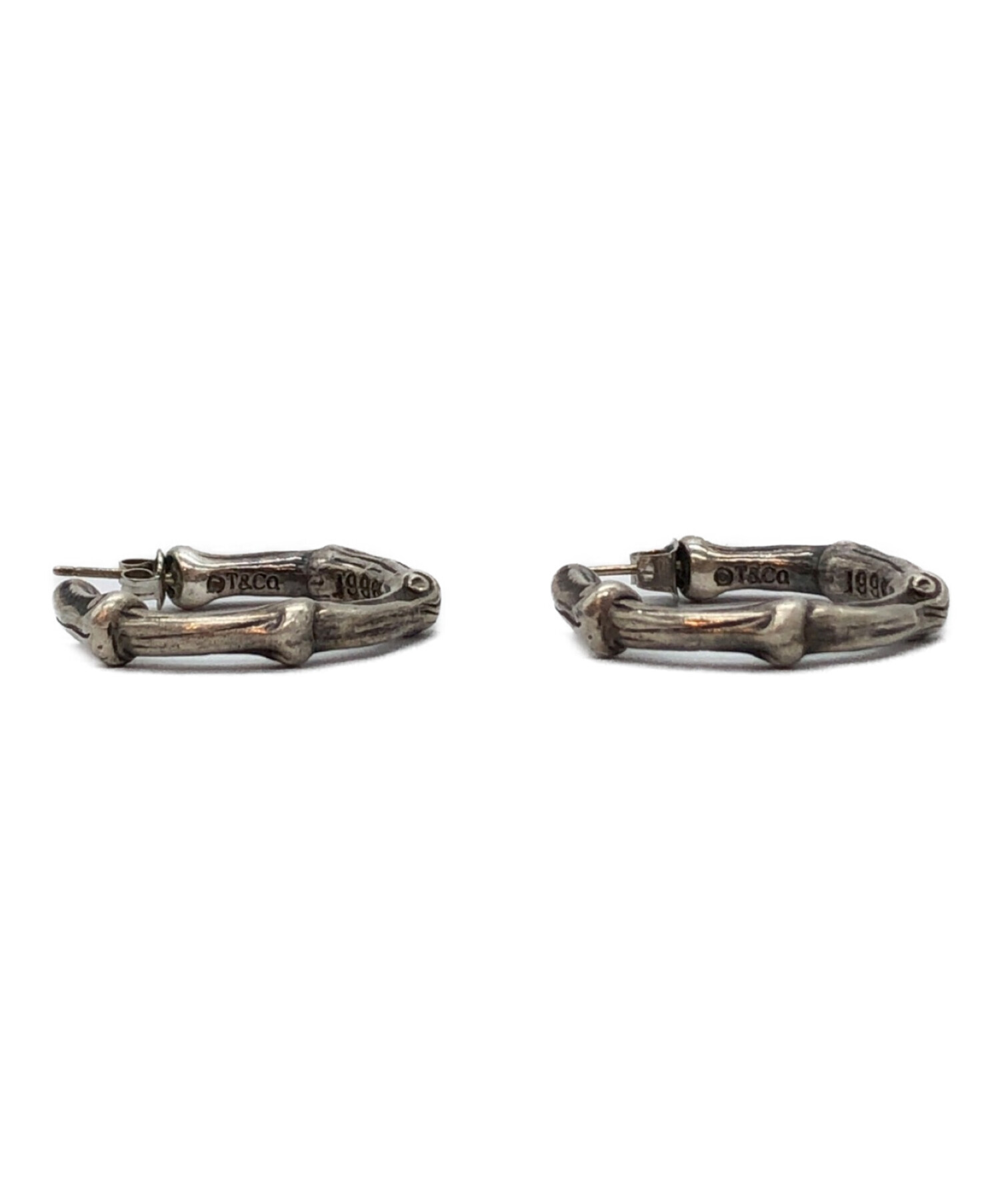 中古・古着通販】Tiffany & Co. (ティファニー) バンブーフープピアス