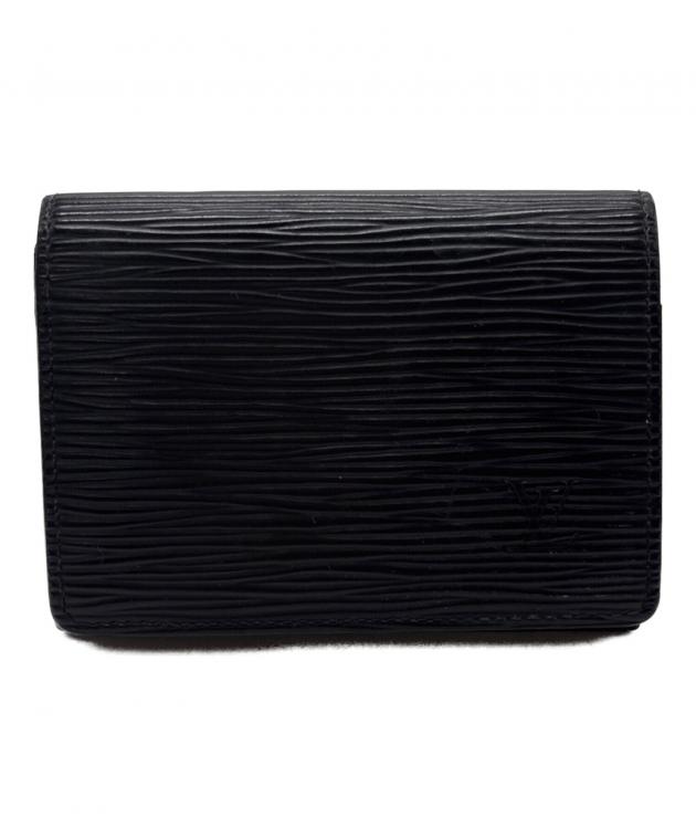 Louis Vuitton ブラック ケース 中古・古着通販】LOUIS VUITTON (ルイ ヴィトン) カードケース
