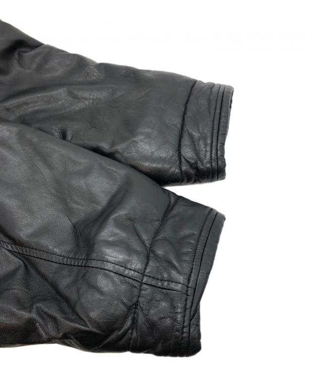 中古・古着通販】ISSEY MIYAKE (イッセイミヤケ) ノーカラーレザー