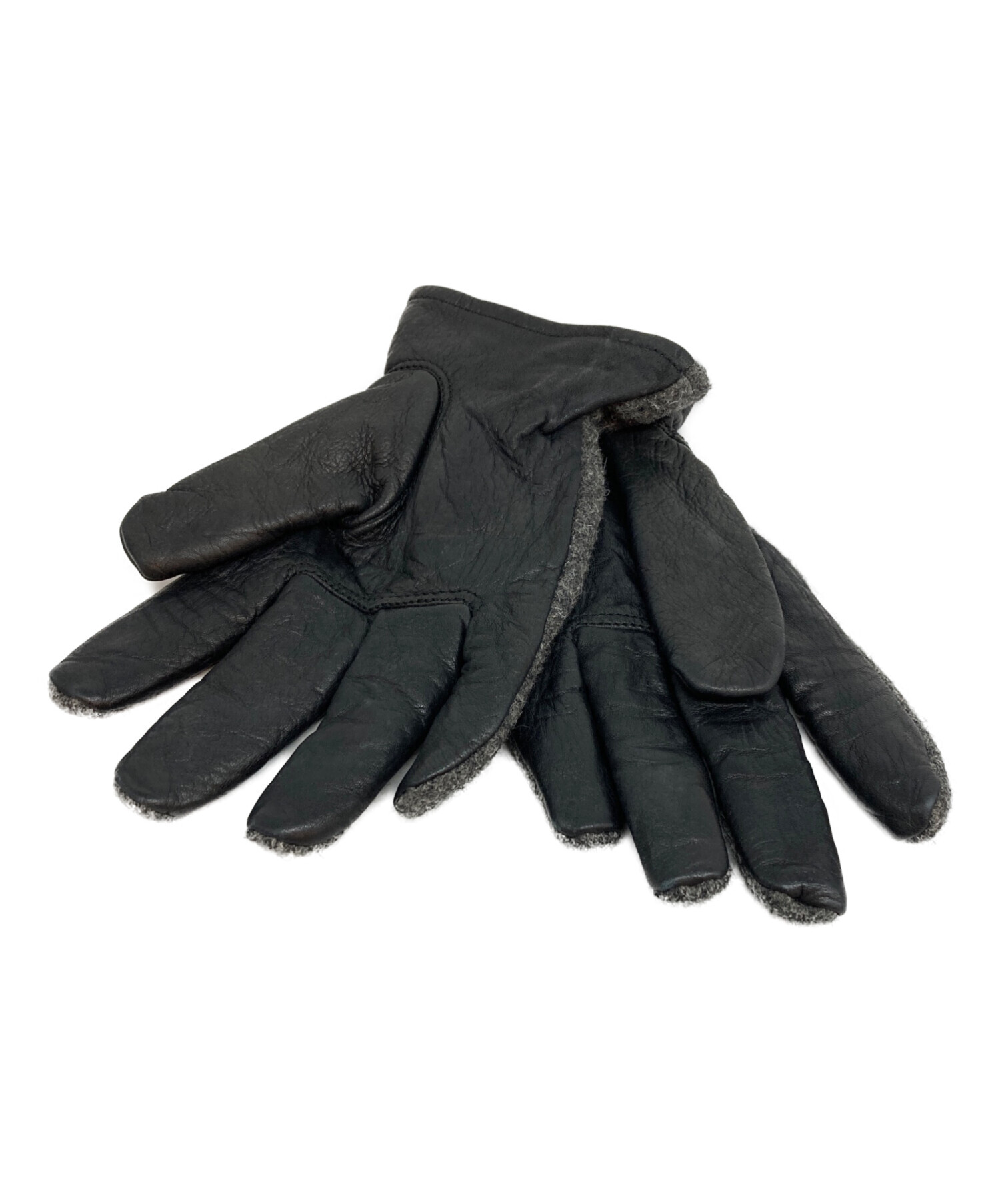 COMME des GARCONS 手袋　ブラック　牛革 中古・古着通販】COMME des GARCONS HOMME (コムデギャルソン オム