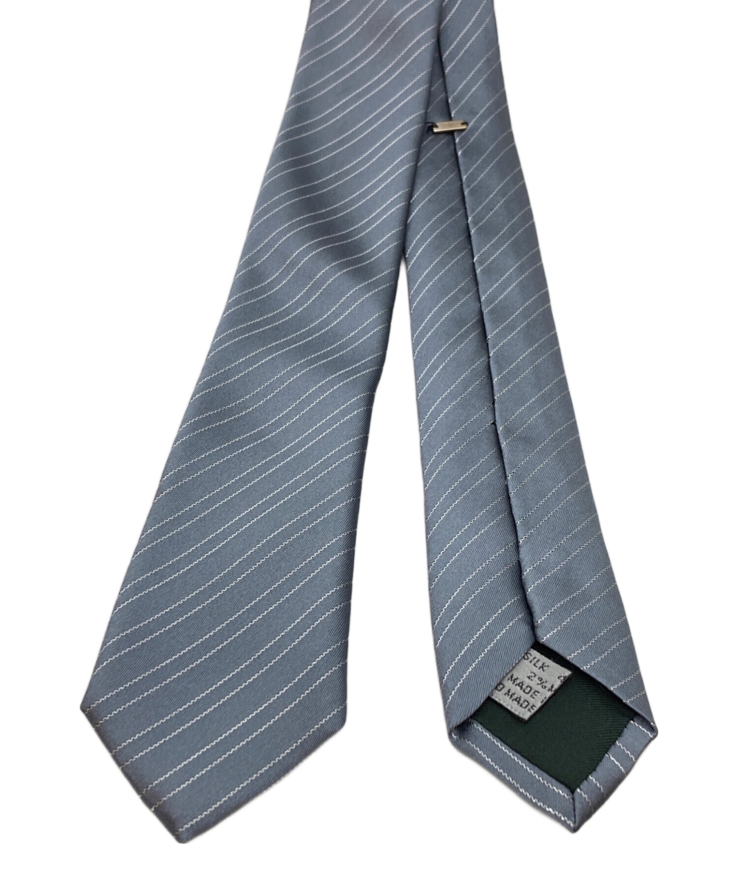 Dior シルク グレー ネクタイ 中古・古着通販】DIOR HOMME (ディオール オム) シルクネクタイ グレー