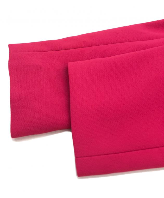 ELISABETTA FRANCHI ピンク ジャケット 40 S 中古・古着通販】ELISABETTA FRANCHI (エリザベッタフランキ) ダブル