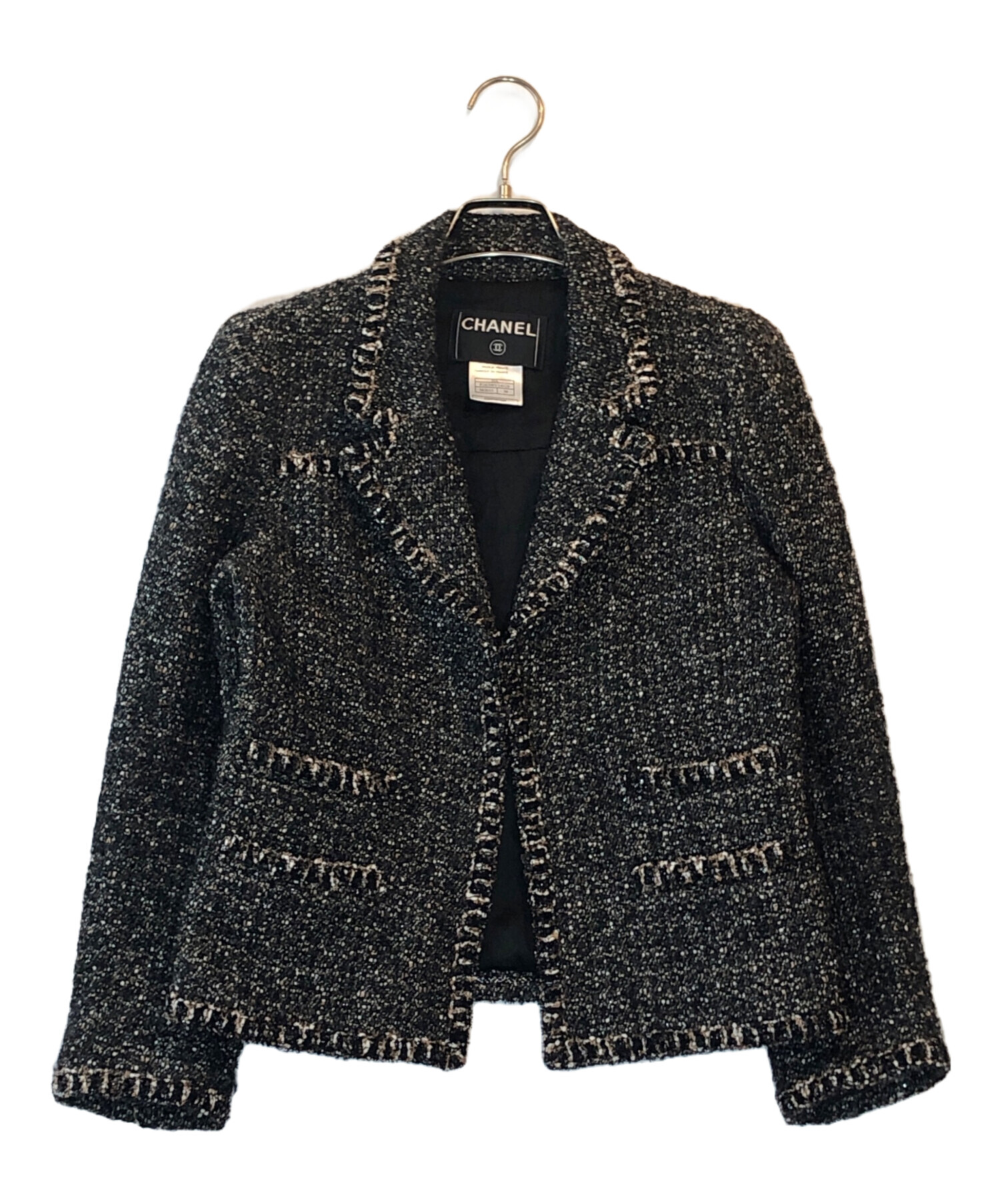 中古・古着通販】CHANEL (シャネル) リボン・ココマークボタン付き