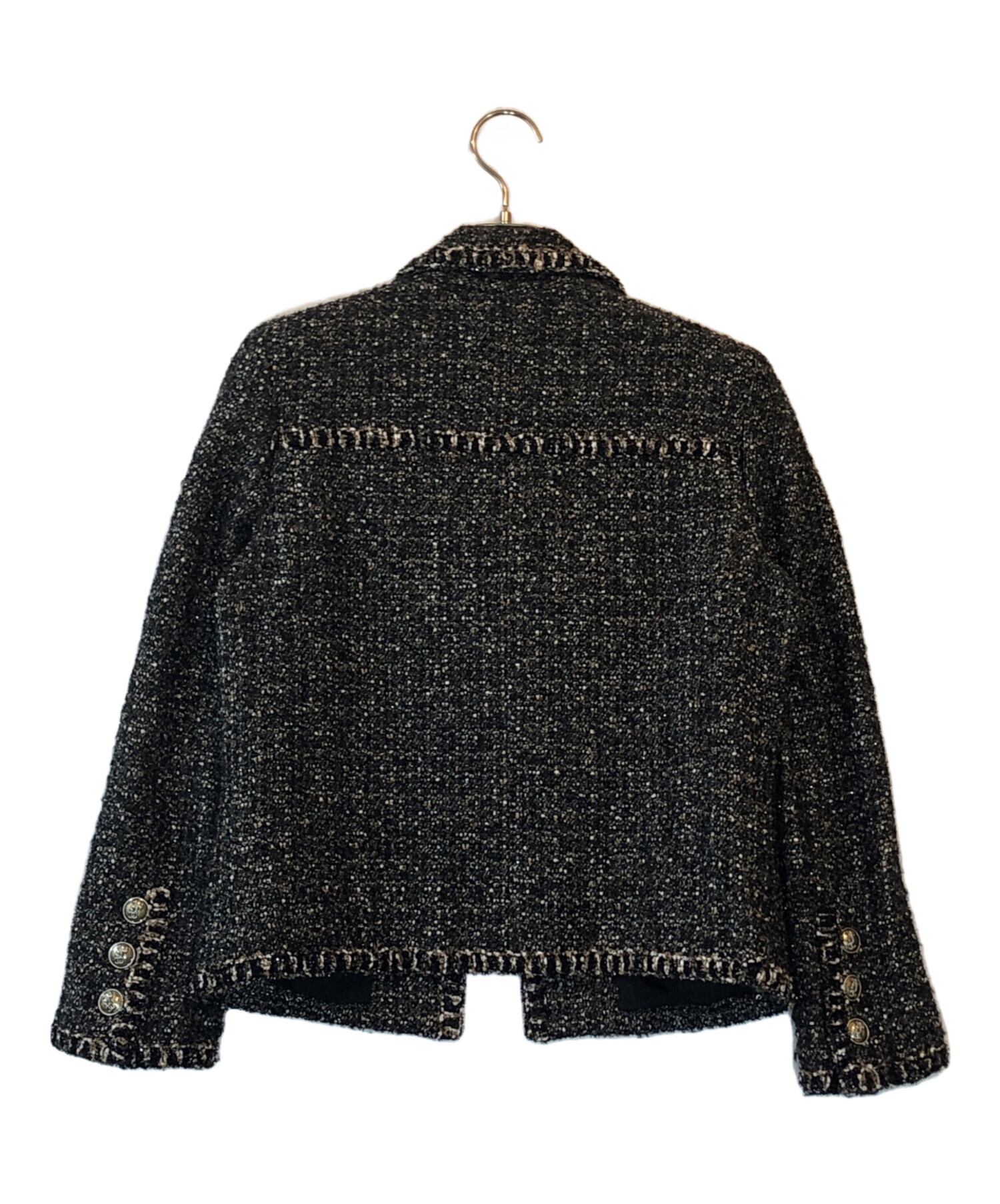 中古・古着通販】CHANEL (シャネル) リボン・ココマークボタン付き
