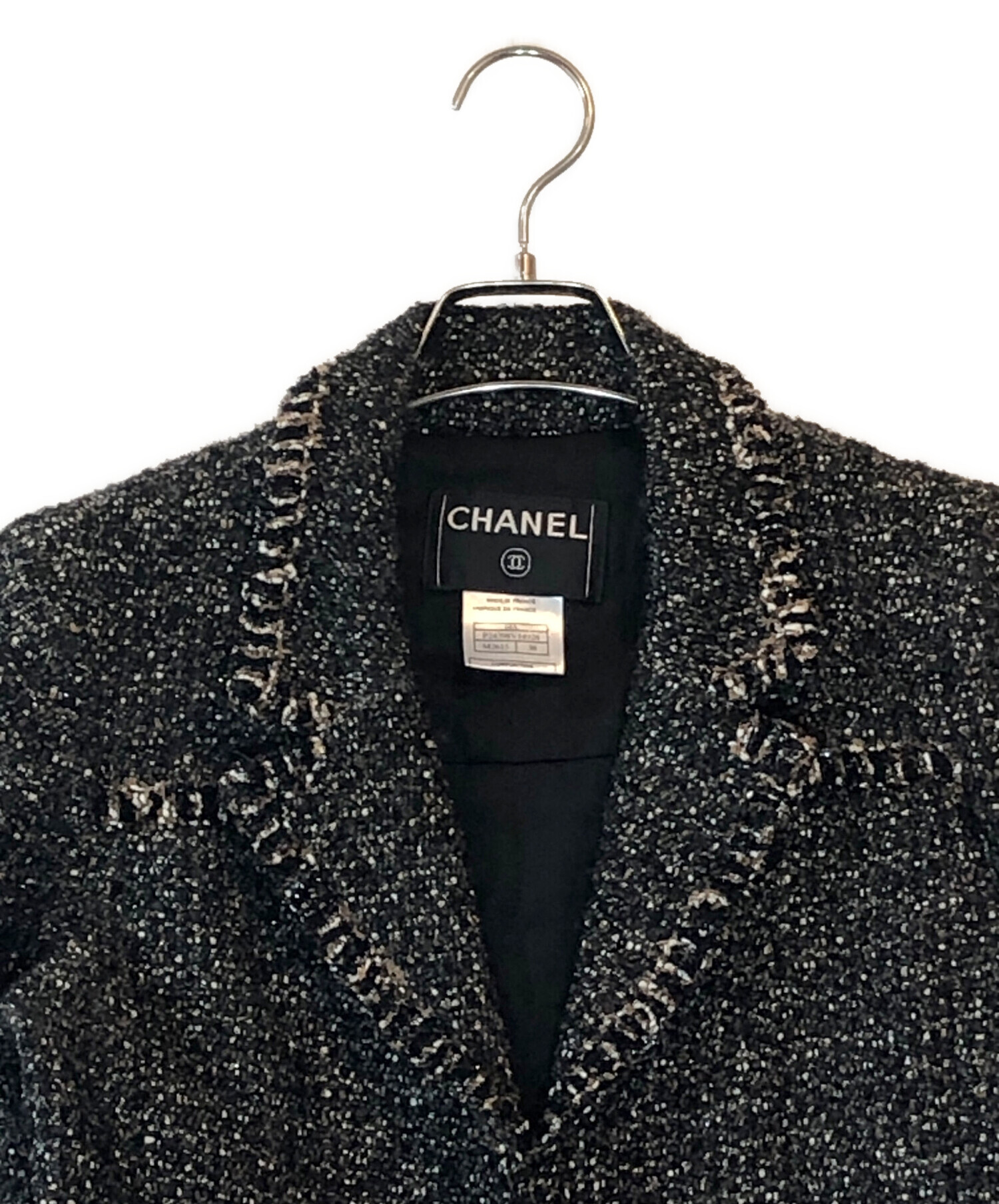 中古・古着通販】CHANEL (シャネル) リボン・ココマークボタン付き