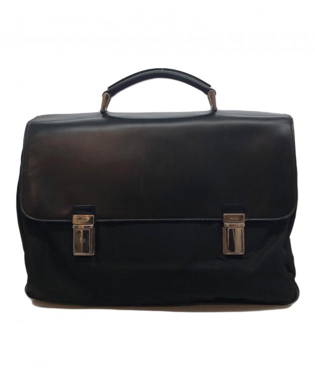 中古・古着通販】PRADA (プラダ) レザーナイロン切替ブリーフケース