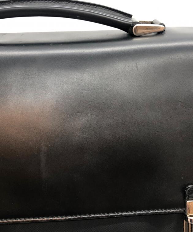 中古・古着通販】PRADA (プラダ) レザーナイロン切替ブリーフケース