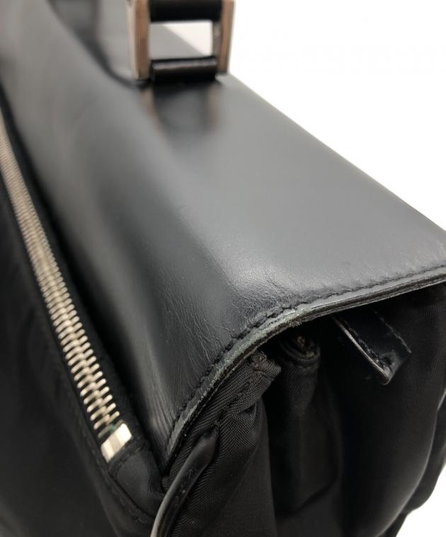 中古・古着通販】PRADA (プラダ) レザーナイロン切替ブリーフケース