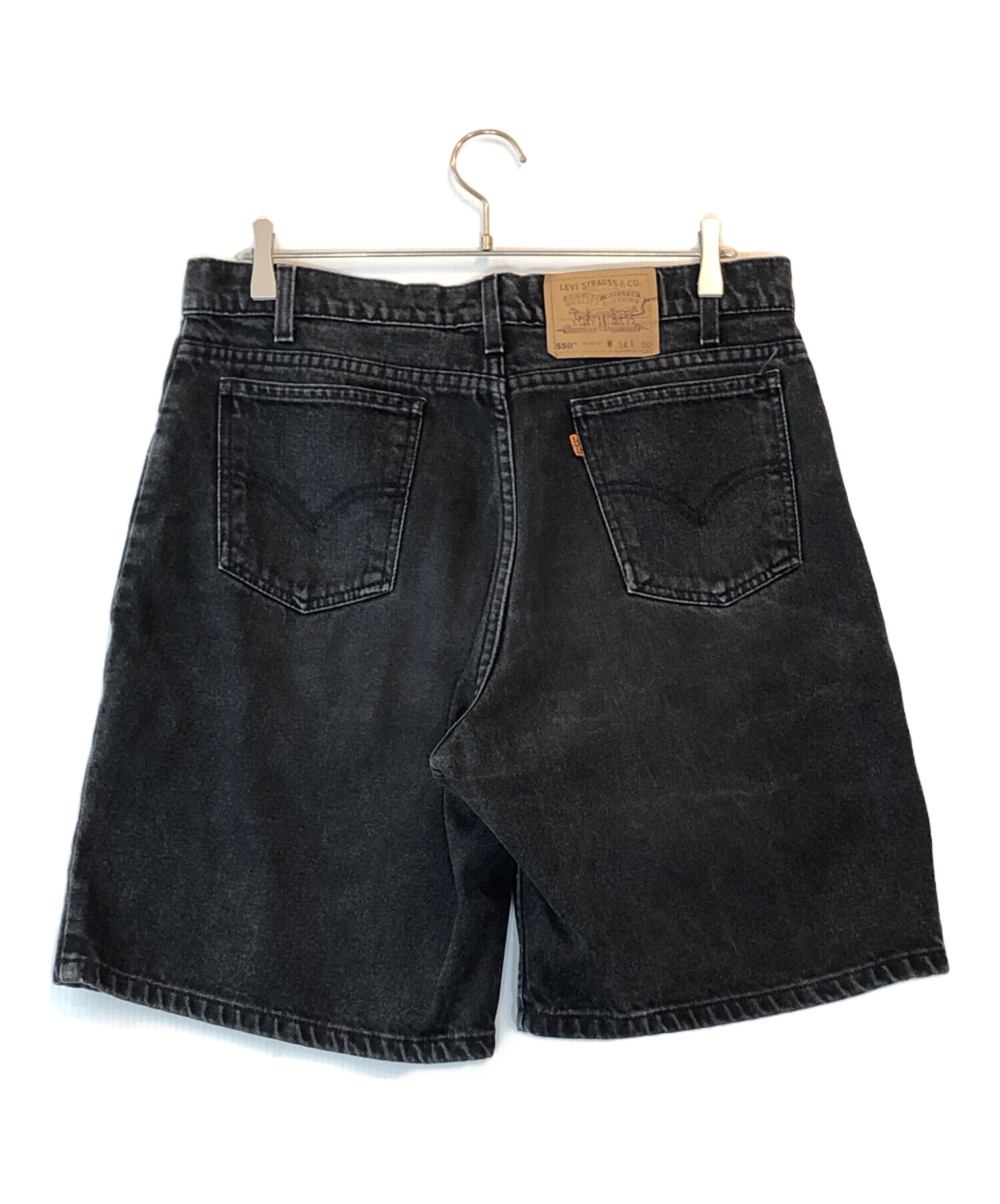 中古・古着通販】LEVI'S (リーバイス) 550 RELAXED FIT ブラックデニム