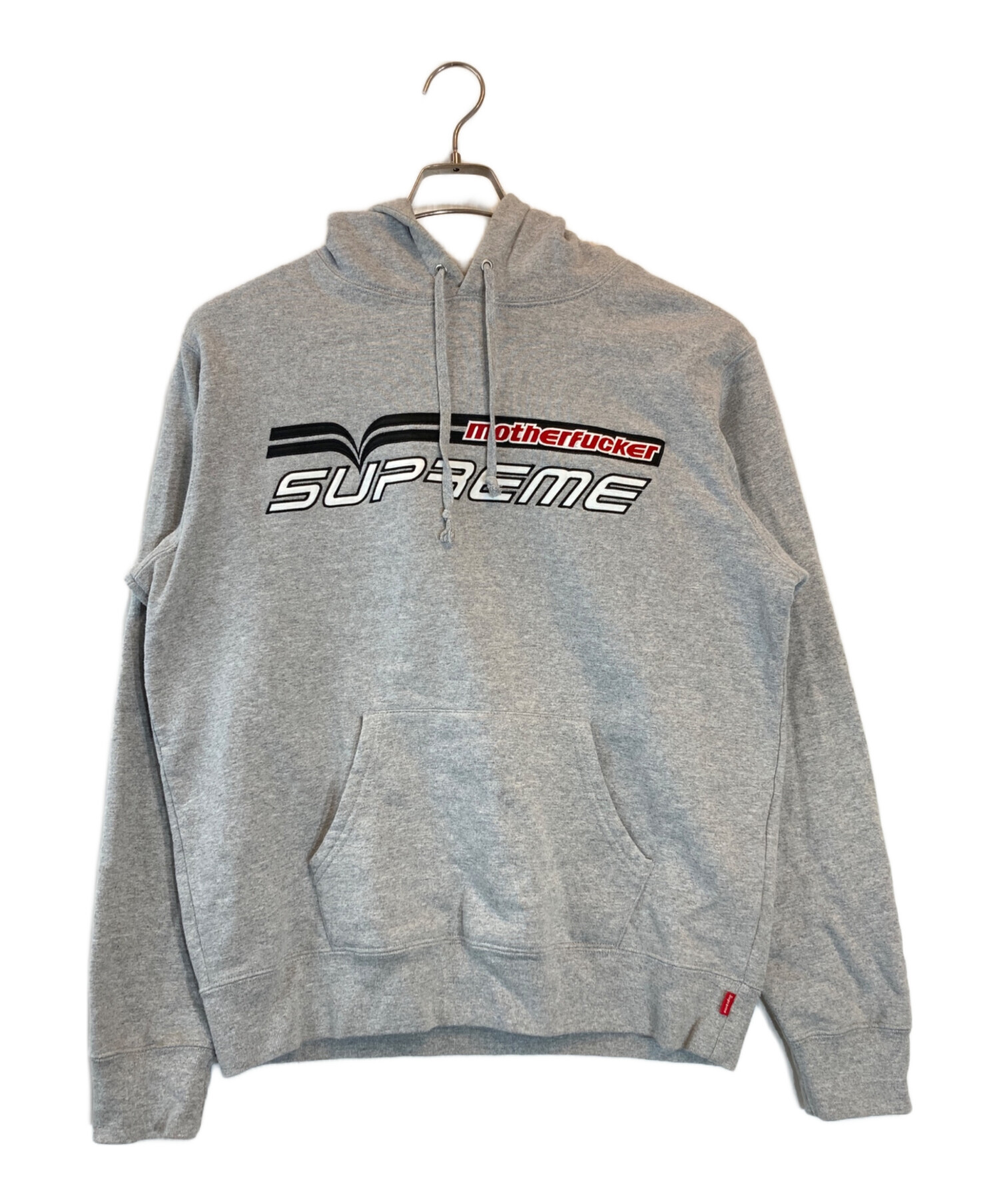 motherfucker SUPREME グレー パーカー 中古・古着通販】Supreme (シュプリーム) MOTHERFUCKER HOODED