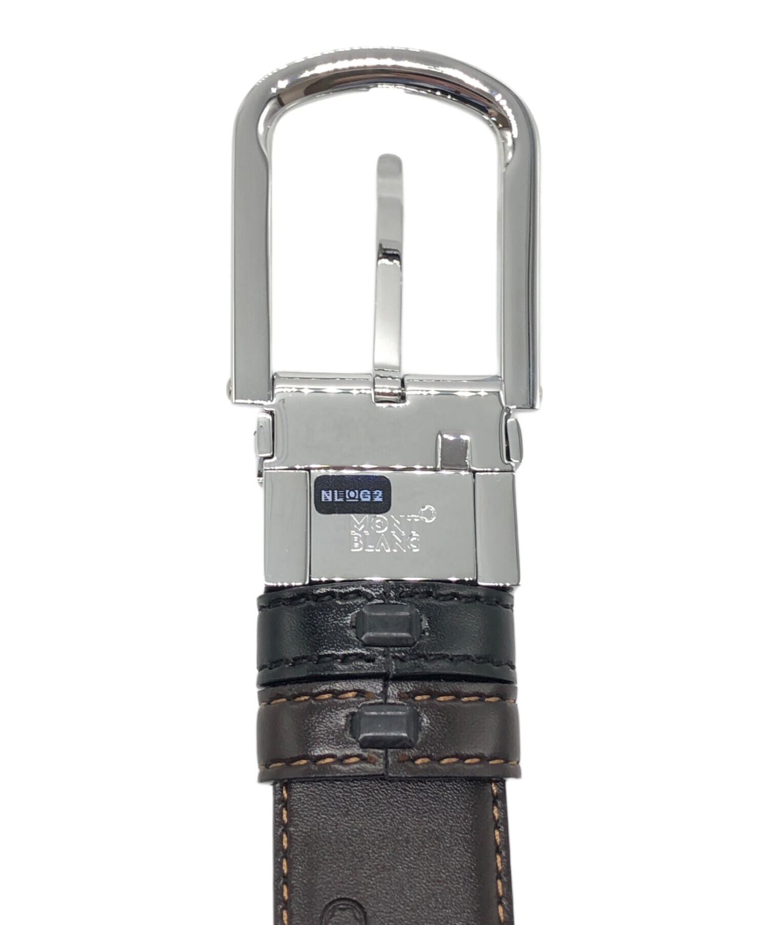 中古・古着通販】MONTBLANC (モンブラン) レザーベルト ブラック