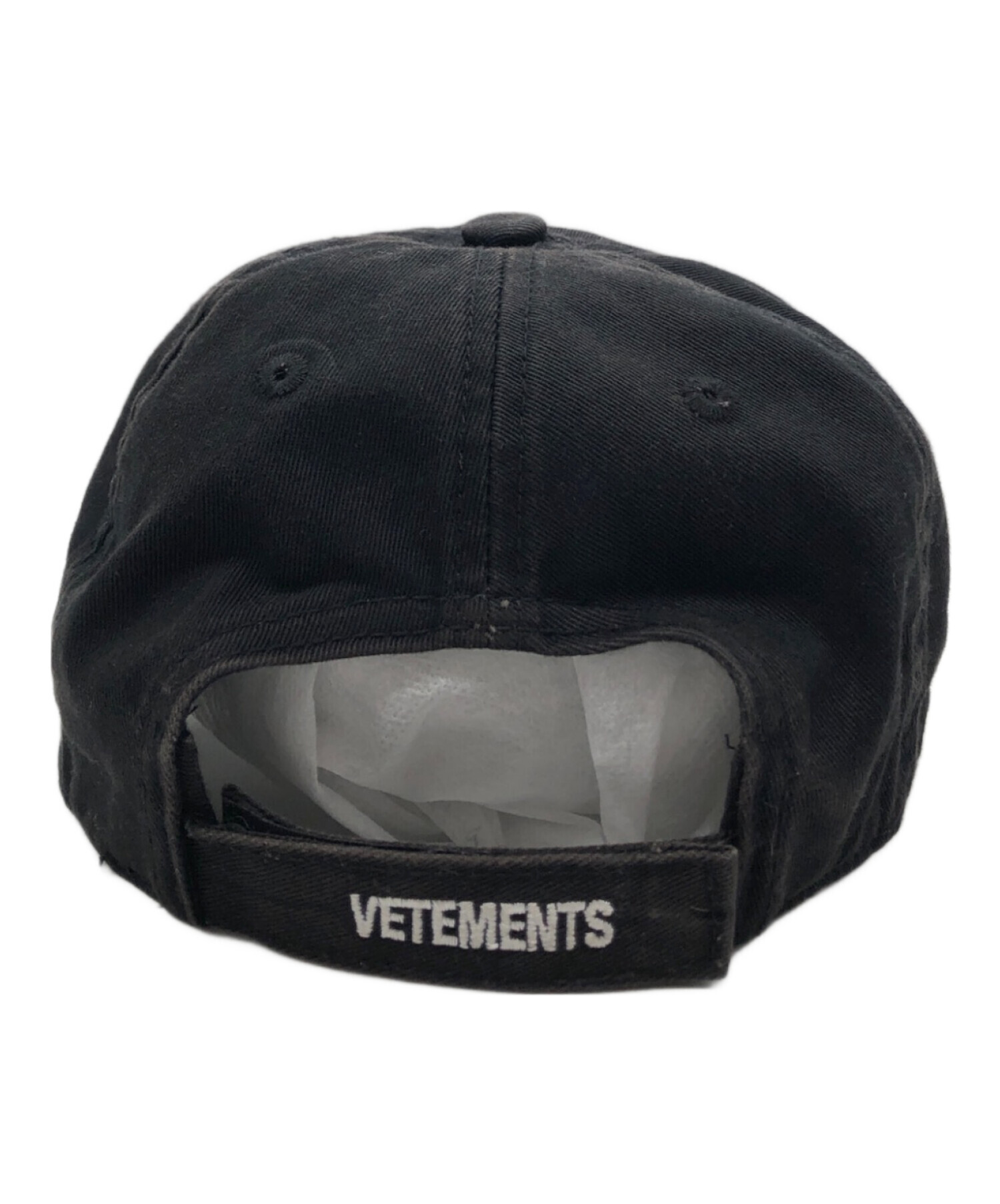 中古・古着通販】VETEMENTS (ヴェトモン) ANARCHY CAP ブラック サイズ
