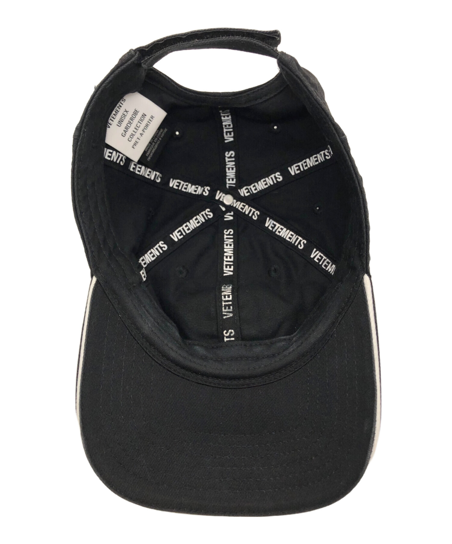 中古・古着通販】VETEMENTS (ヴェトモン) ANARCHY CAP ブラック サイズ