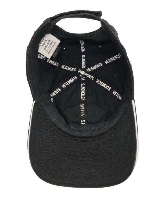 中古・古着通販】VETEMENTS (ヴェトモン) ANARCHY CAP ブラック サイズ