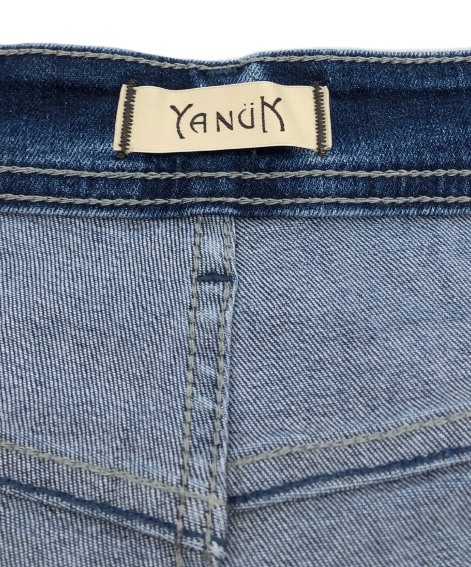 中古・古着通販】YANUK (ヤヌーク) ワイドフレアデニムパンツ