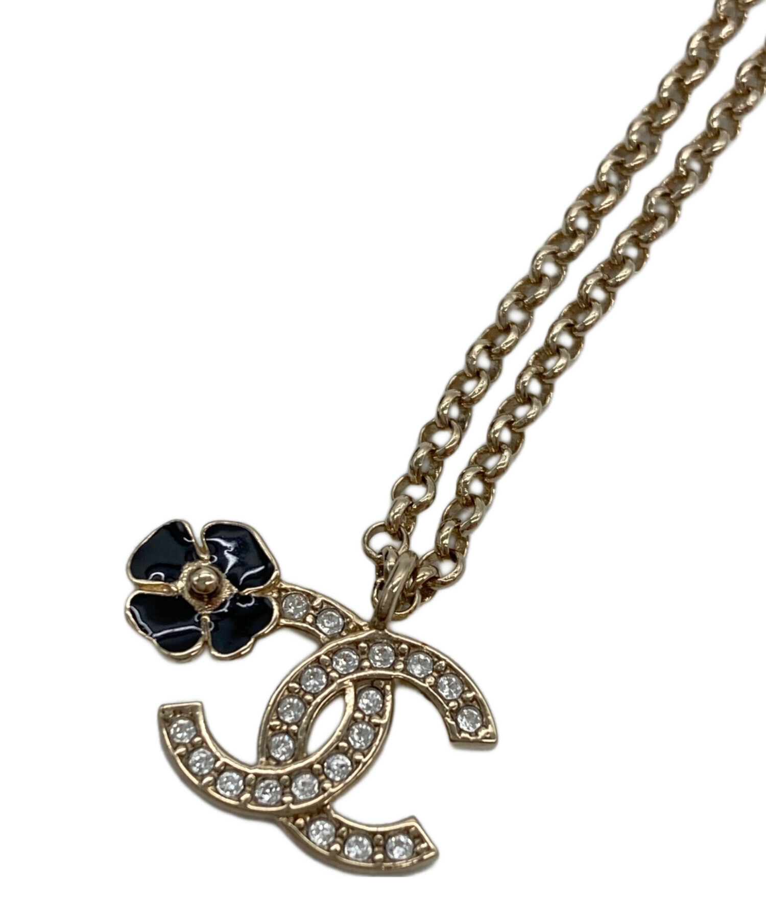 中古・古着通販】CHANEL (シャネル) ココマークラインストーン