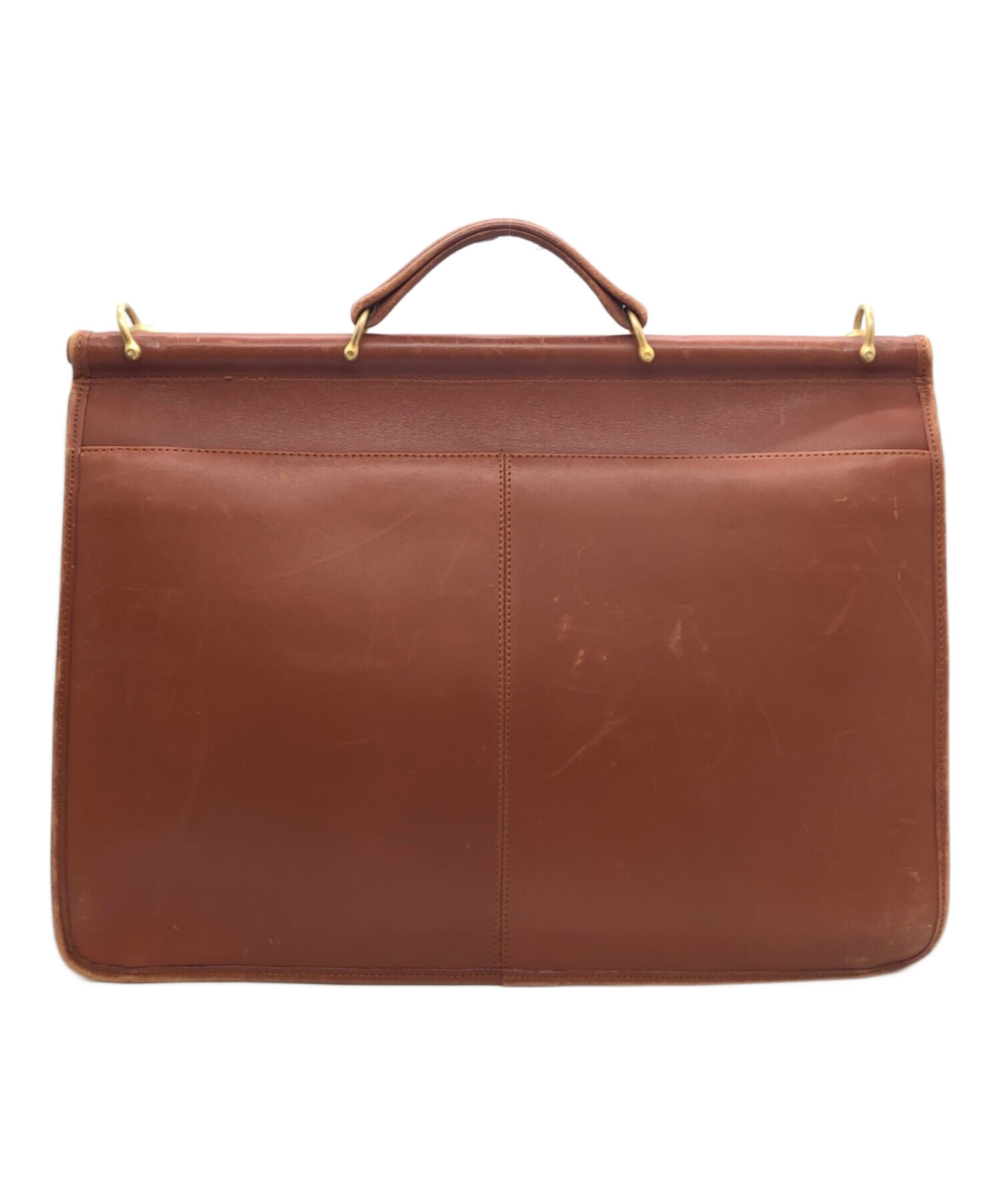 中古・古着通販】NO BRAND (ノーブランド) レザーショルダーバッグ 
