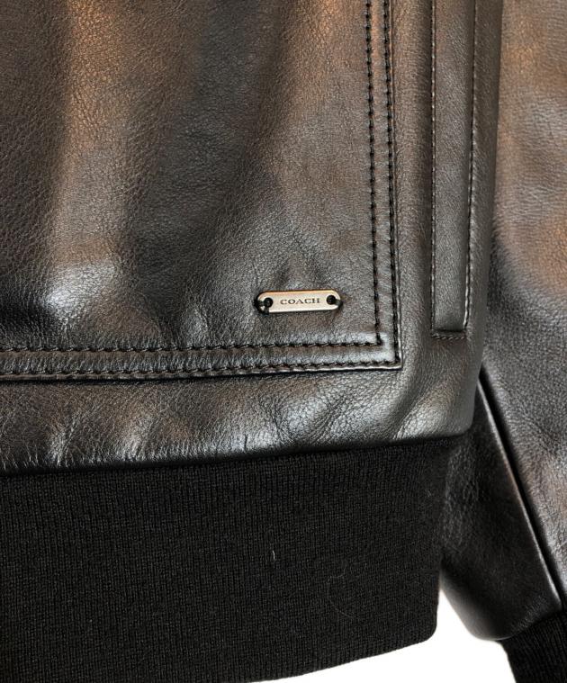 中古・古着通販】COACH (コーチ) レザー フライト ジャケット