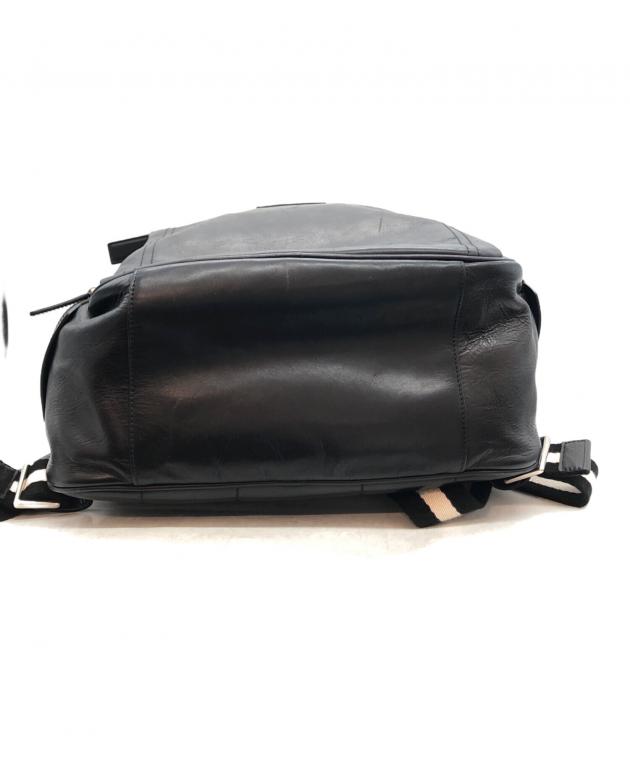 中古・古着通販】BALLY (バリー) レザーリュック ブラック｜ブランド