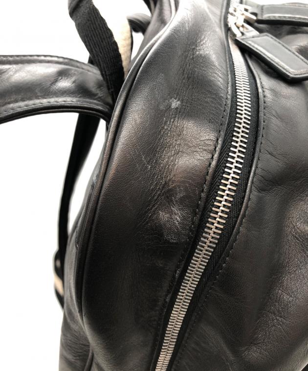 中古・古着通販】BALLY (バリー) レザーリュック ブラック｜ブランド