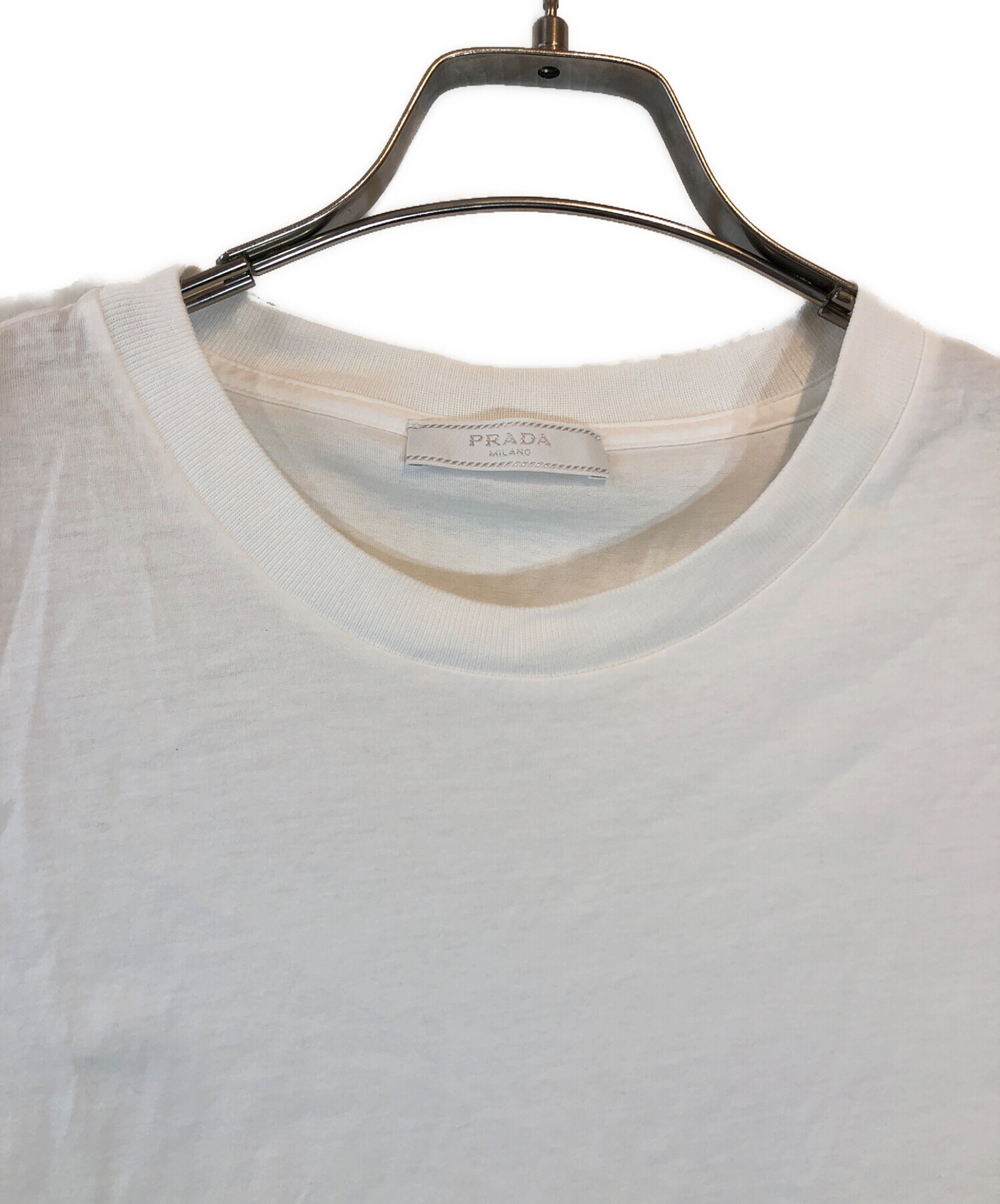 中古・古着通販】PRADA (プラダ) プレーンソリッドインナーTシャツ