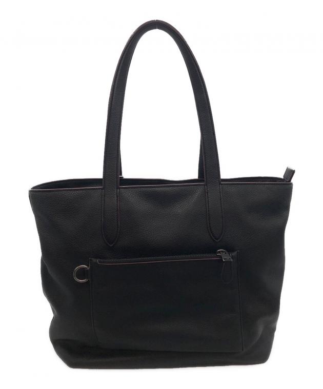 美品✨ COACHメトロポリタン ソフト トート レザー A4可 黒 88291 中古・古着通販】COACH (コーチ) メトロポリタンソフトトート