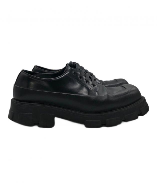 中古・古着通販】PRADA (プラダ) モノリスダービーシューズ ブラック