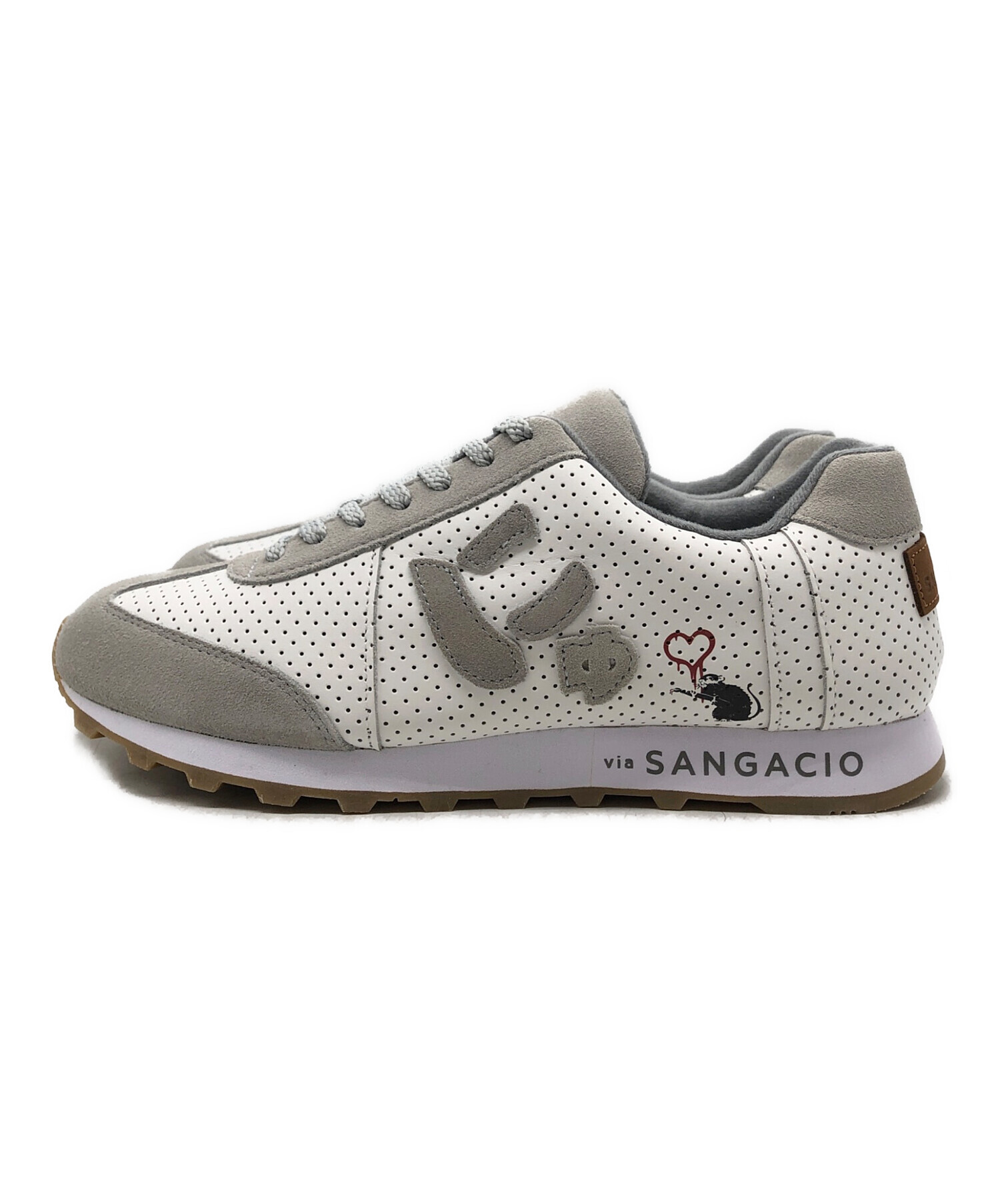 SANGACIO グレー スニーカー　バンクシーモデル 中古・古着通販】VIA SANGACIO (ヴィア・サンガチオ) BANKSY