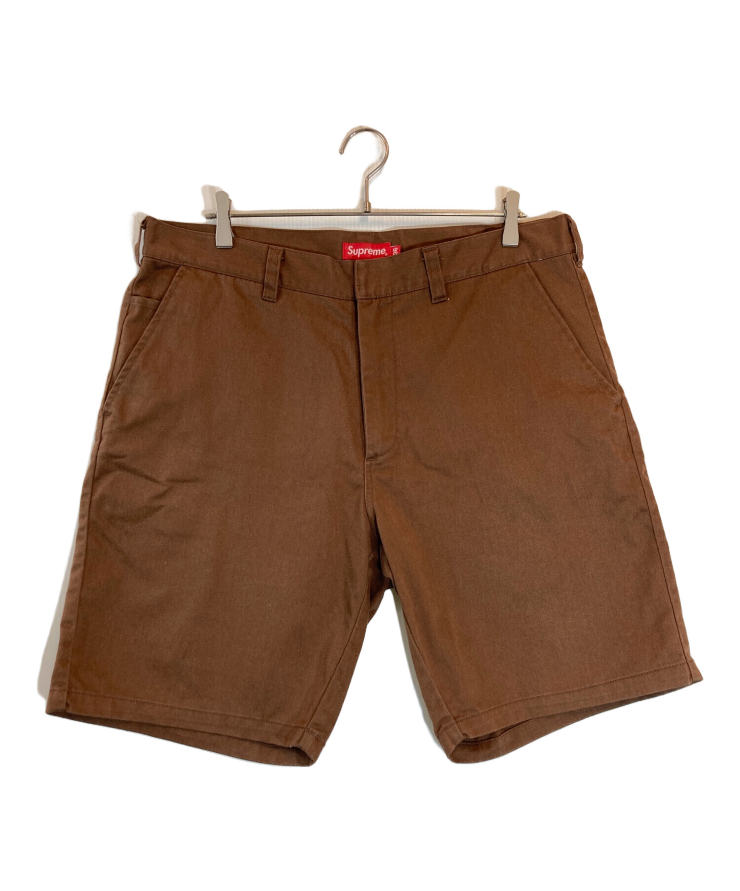 中古・古着通販】Supreme (シュプリーム) ハーフチノ ブラウン サイズ