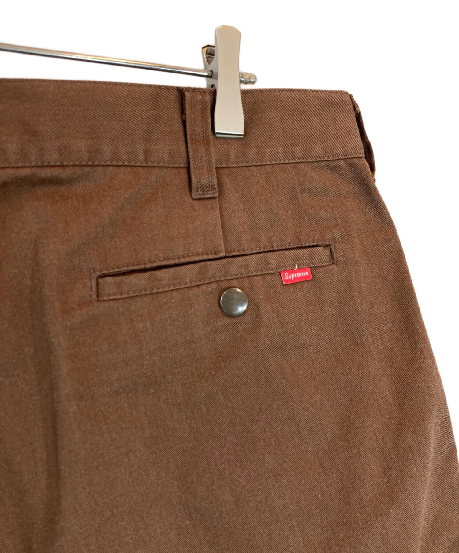 中古・古着通販】Supreme (シュプリーム) ハーフチノ ブラウン サイズ