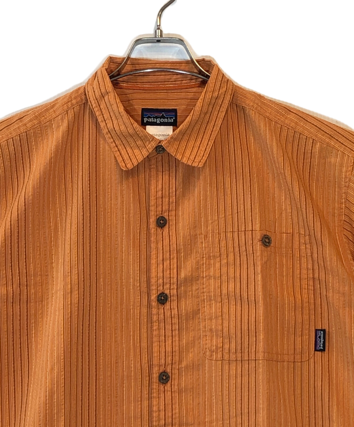 中古・古着通販】Patagonia (パタゴニア) 半袖シャツ レッド サイズ:M
