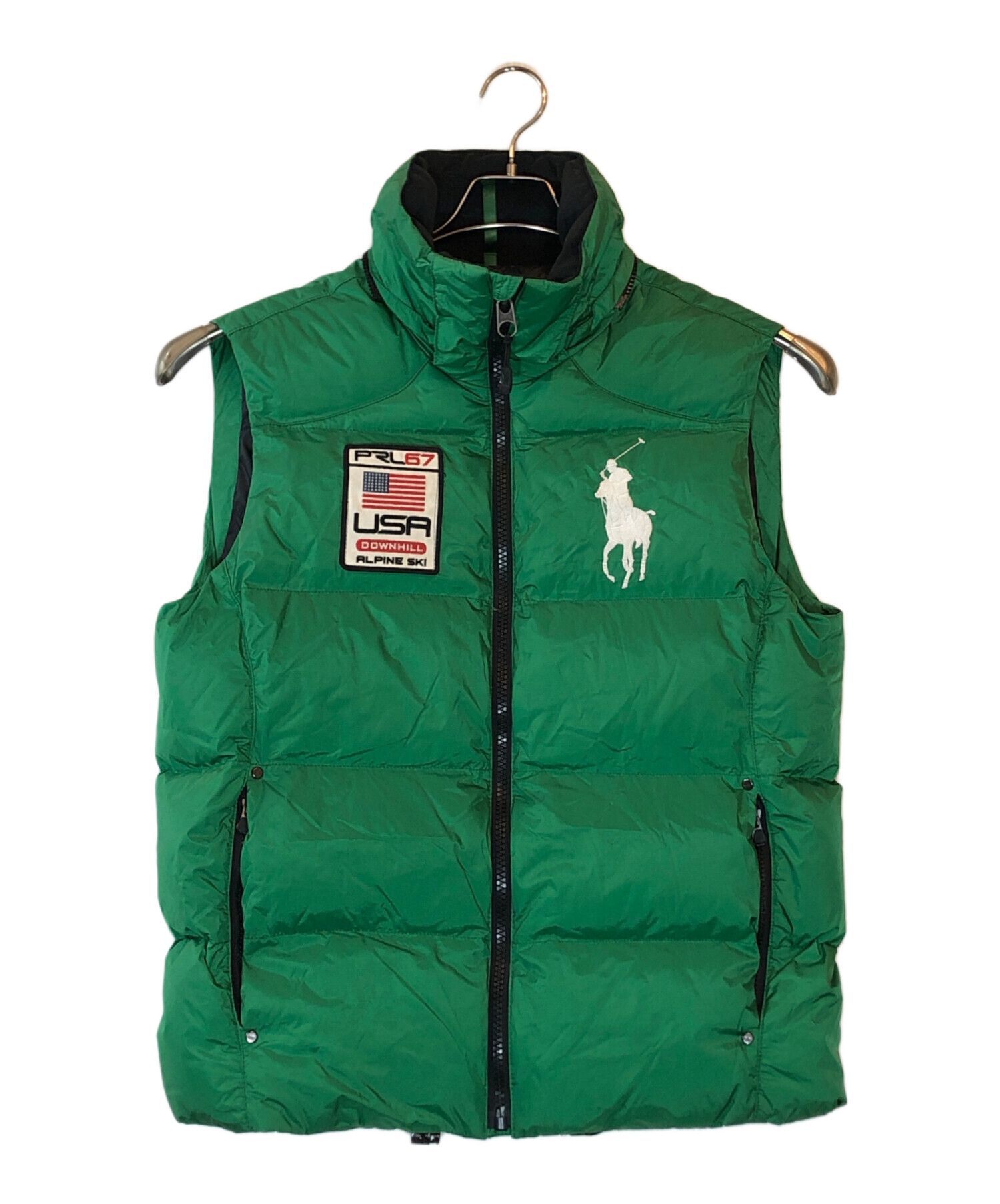 Ralph Lauren PRL67 ダウンベスト 緑 中古・古着通販】POLO RALPH LAUREN (ポロ・ラルフローレン) ダウン