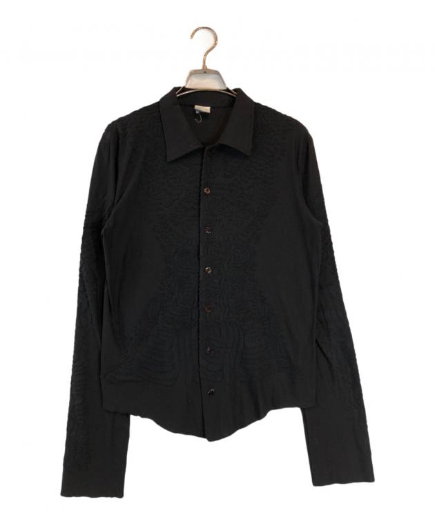 Jean Paul Gaultier Homme 開襟 ロゴ入り シャツ 中古・古着通販】Jean Paul Gaultier homme (ジャンポールゴルチェオム