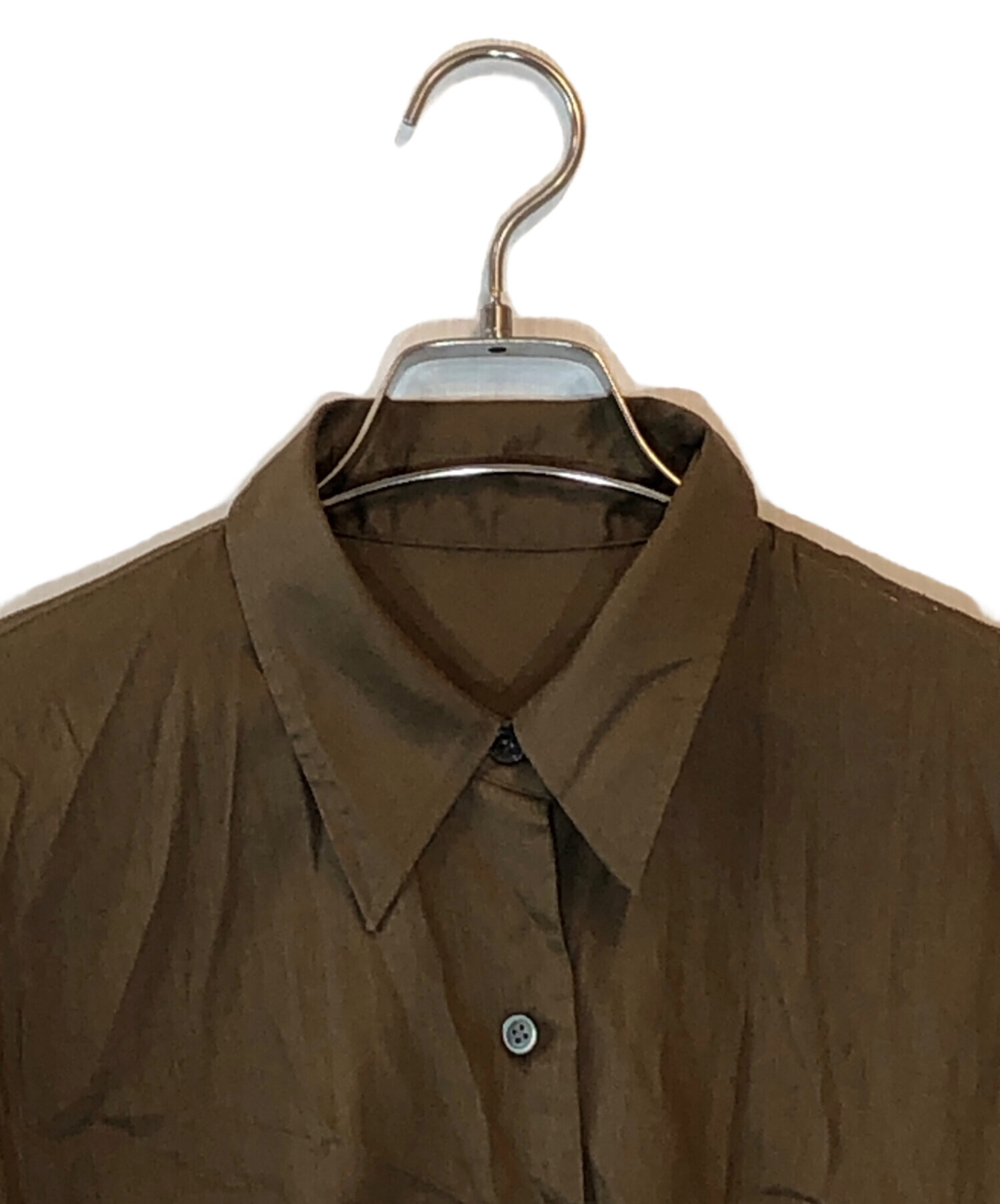 中古・古着通販】Plage (プラージュ) RAMIE LYOCELL CROPPED シャツ 2 