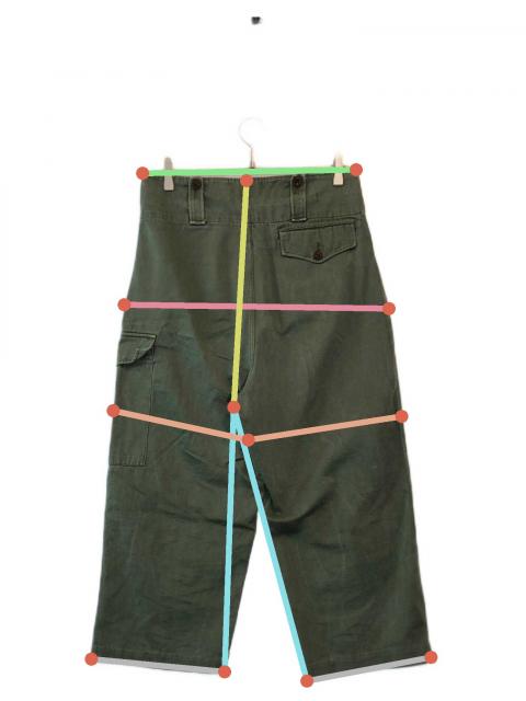 中古・古着通販】MILITARY (ミリタリー) ミリタリーパンツ カーキ