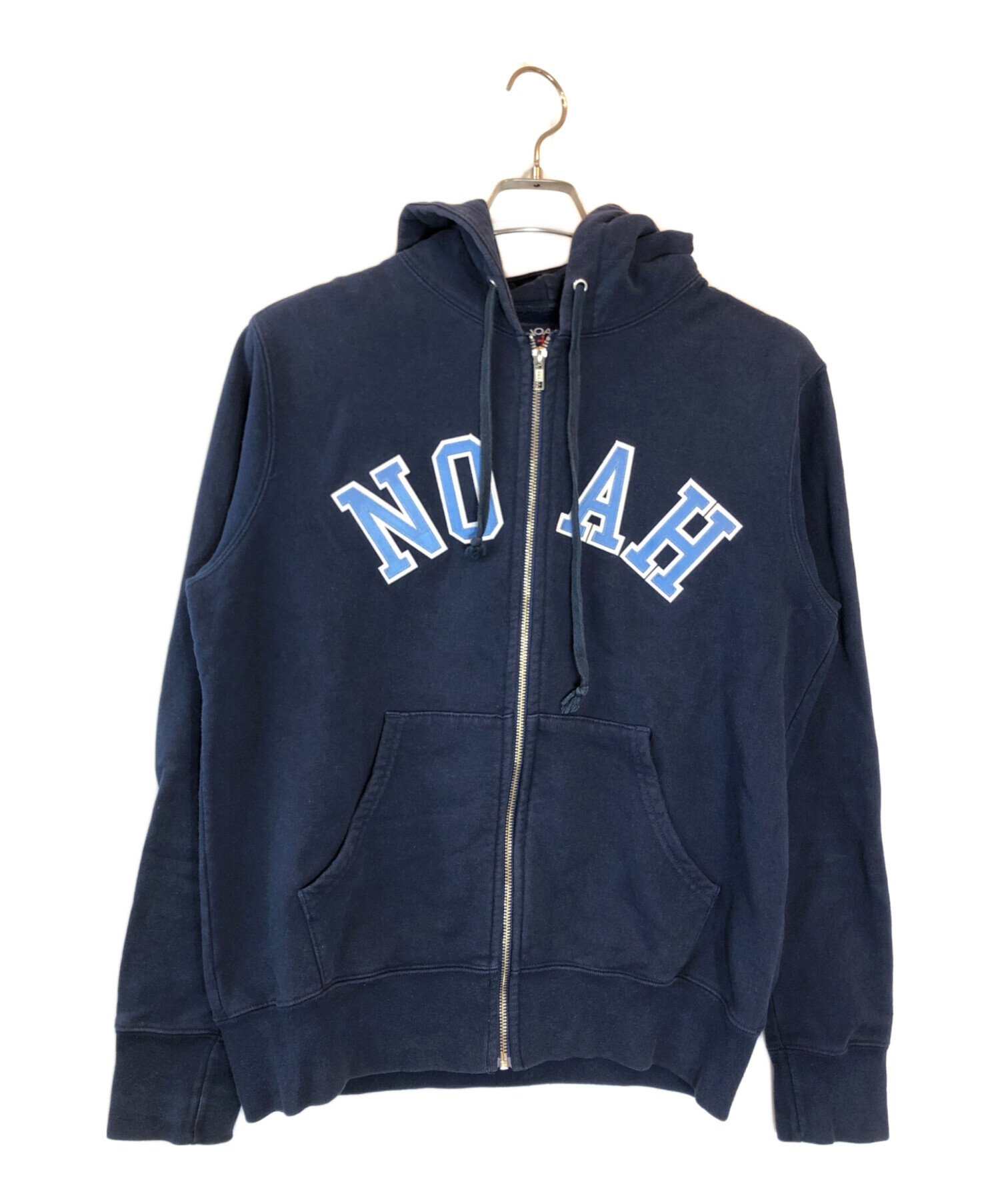 中古・古着通販】Noah (ノア) ロゴジップパーカー ネイビー サイズ:S