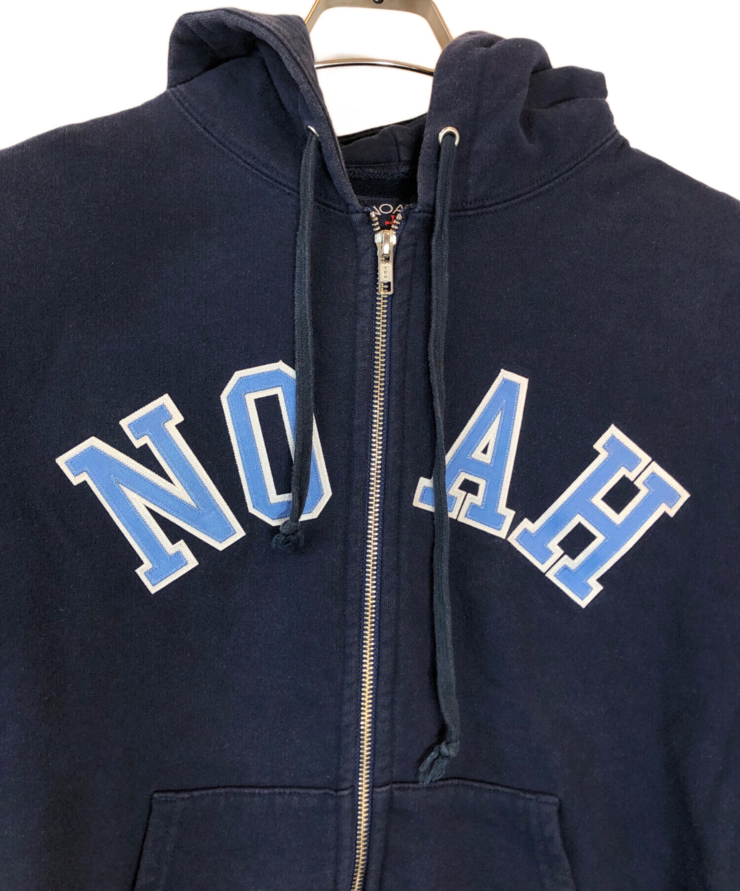 NOAH パーカー ネイビー Mサイズ 中古・古着通販】Noah (ノア) ロゴジップパーカー ネイビー サイズ:S