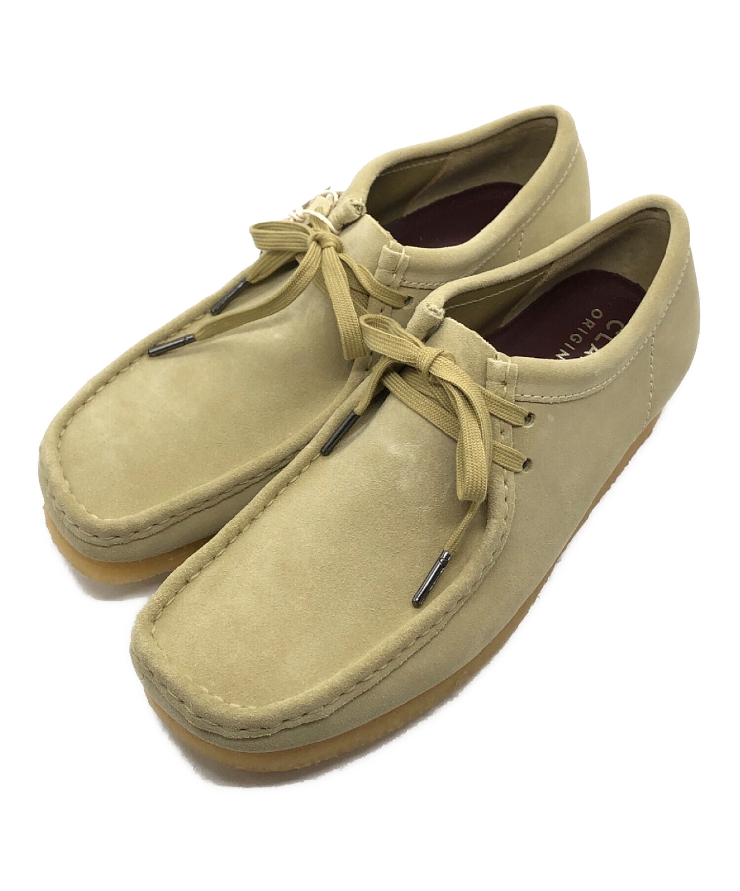 中古・古着通販】CLARKS (クラークス) WALLABEE ベージュ サイズ:UK8G
