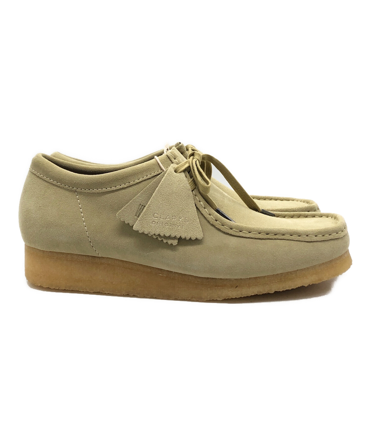 中古・古着通販】CLARKS (クラークス) WALLABEE ベージュ サイズ:UK8G
