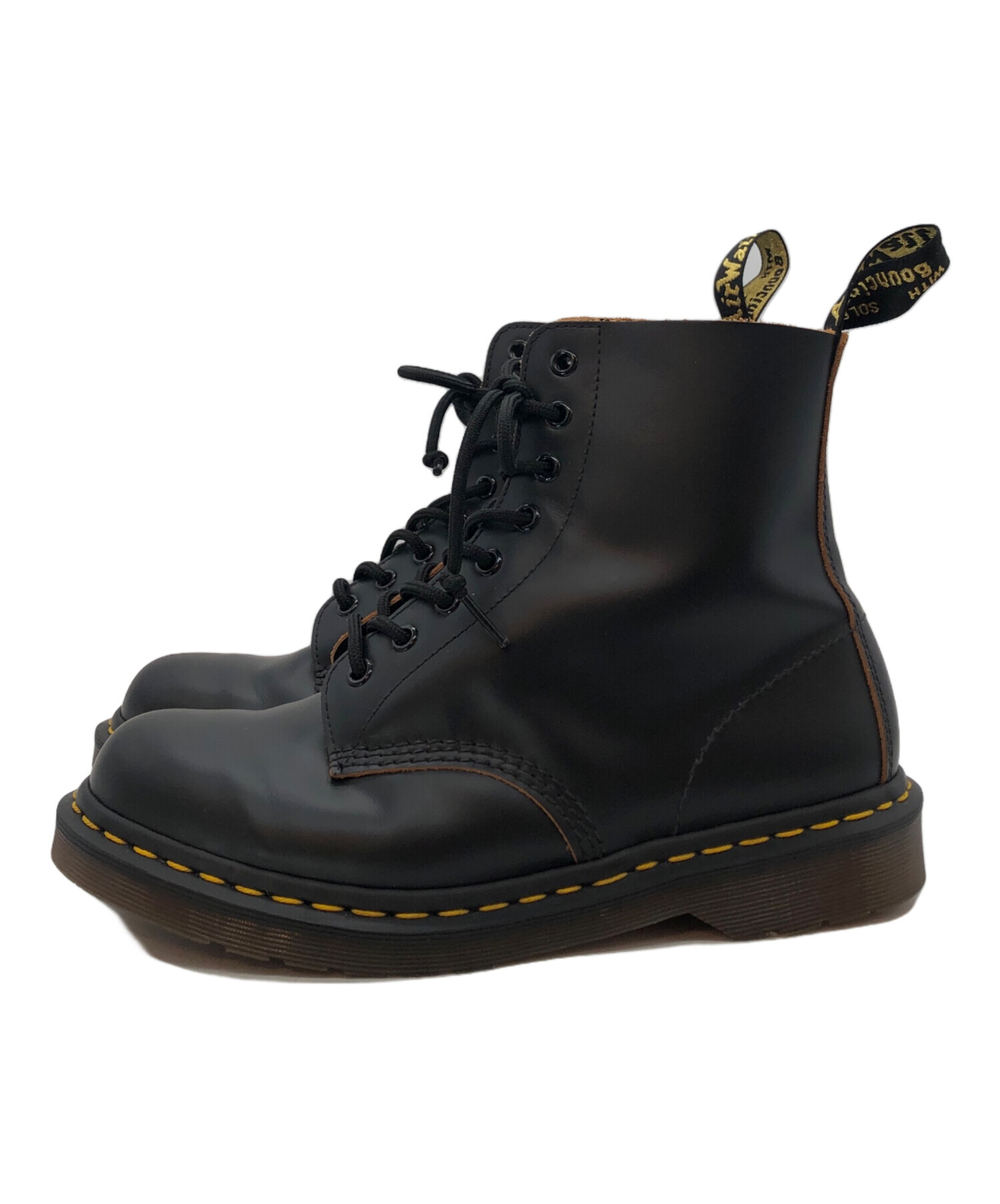 Dr.Martens ドクターマーチン ブーツ -(27cm位) 黒 【古着】【中古】 中古・古着通販】Dr.Martens (ドクターマーチン) 8ホールブーツ