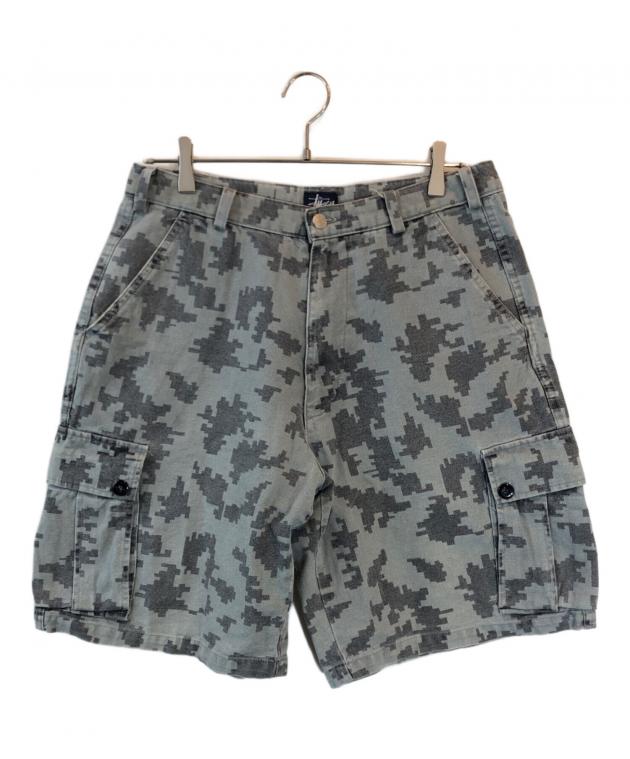Stussy デジタルカモ柄 カーゴショートパンツ 中古・古着通販】stussy (ステューシー) デジタルカモハーフカーゴ