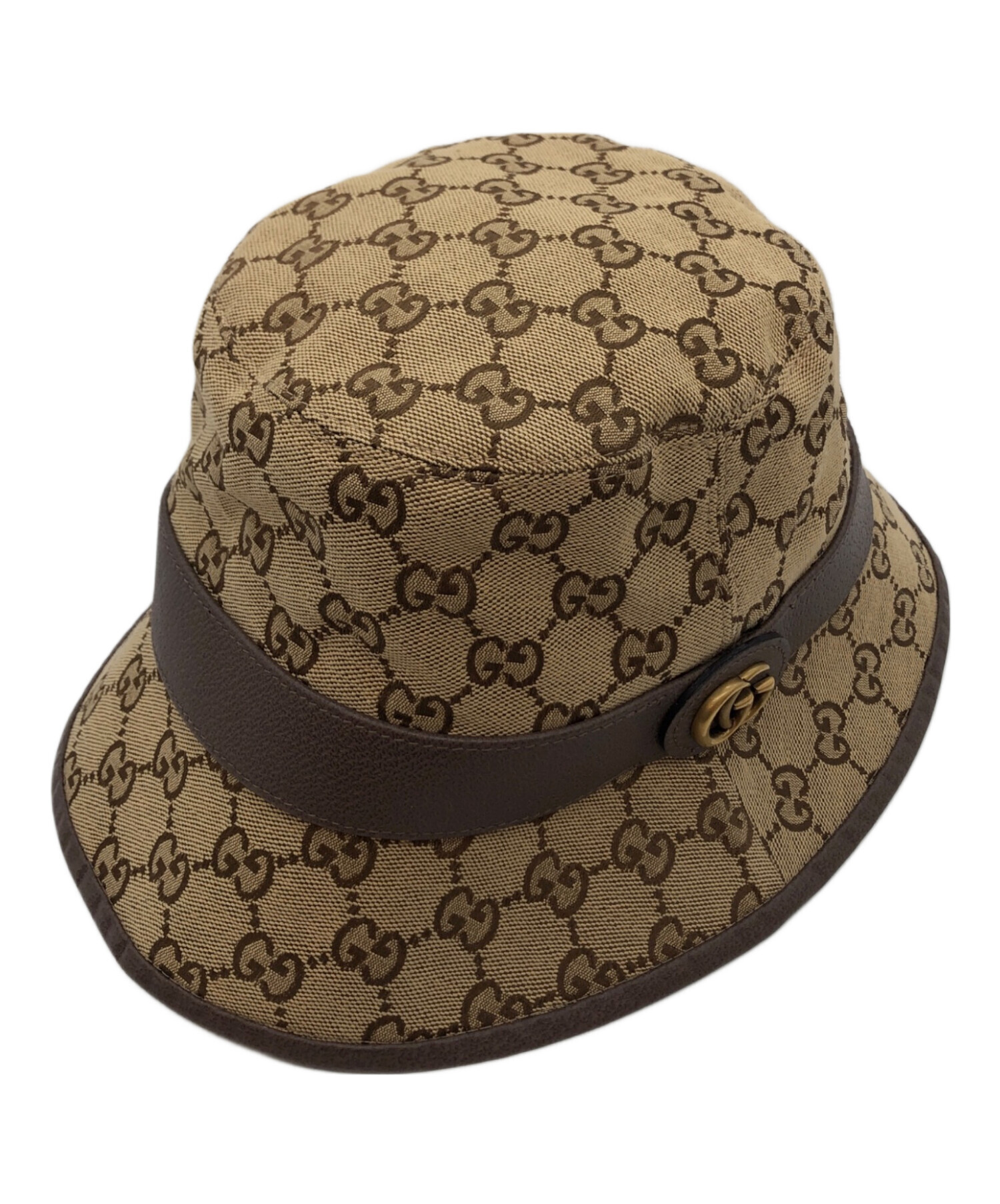 GUCCI グッチ GGキャンバス バケットハット A0000 中古・古着通販】GUCCI (グッチ) GGキャンバス バケットハット