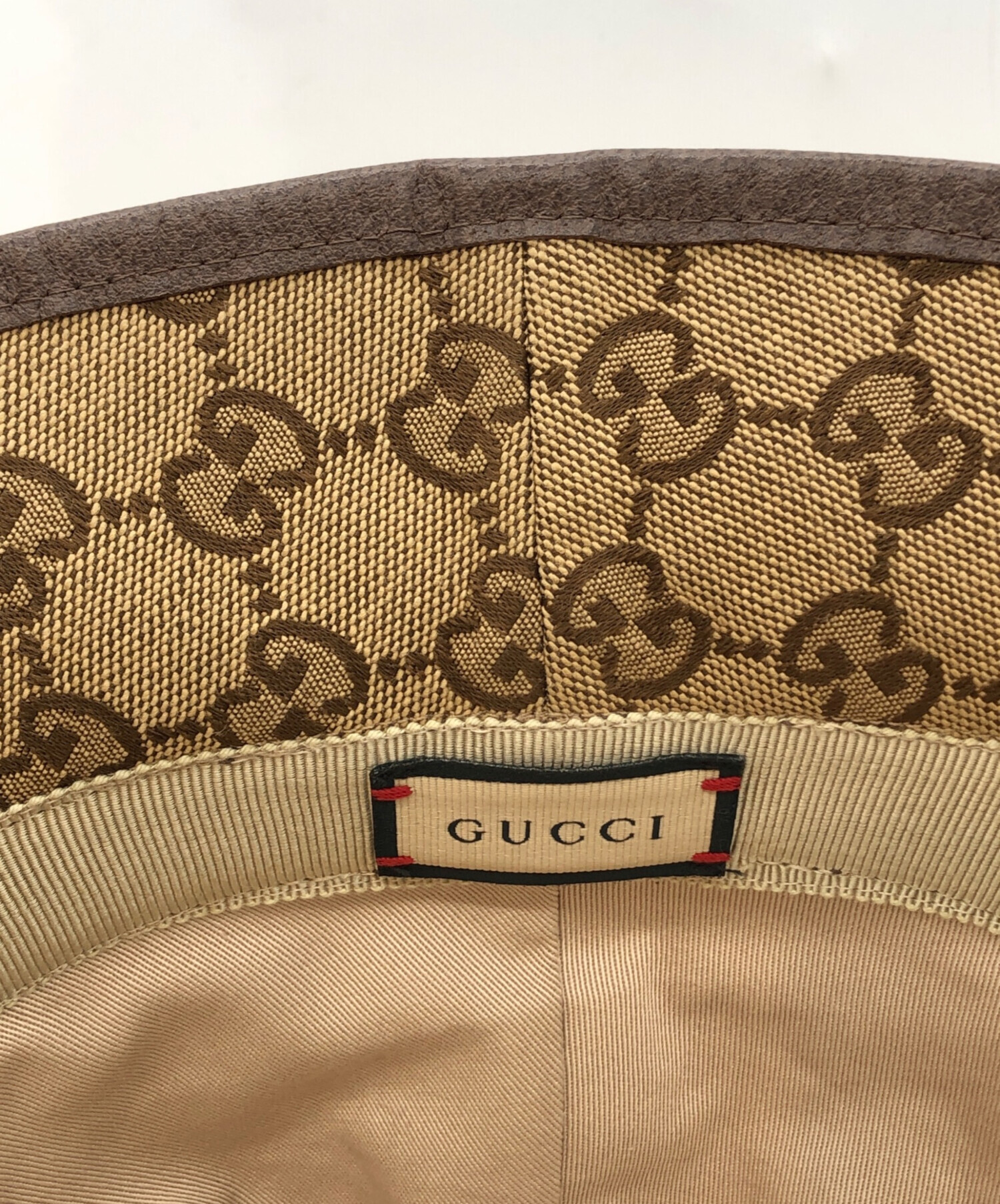 中古・古着通販】GUCCI (グッチ) GGキャンバス バケットハット