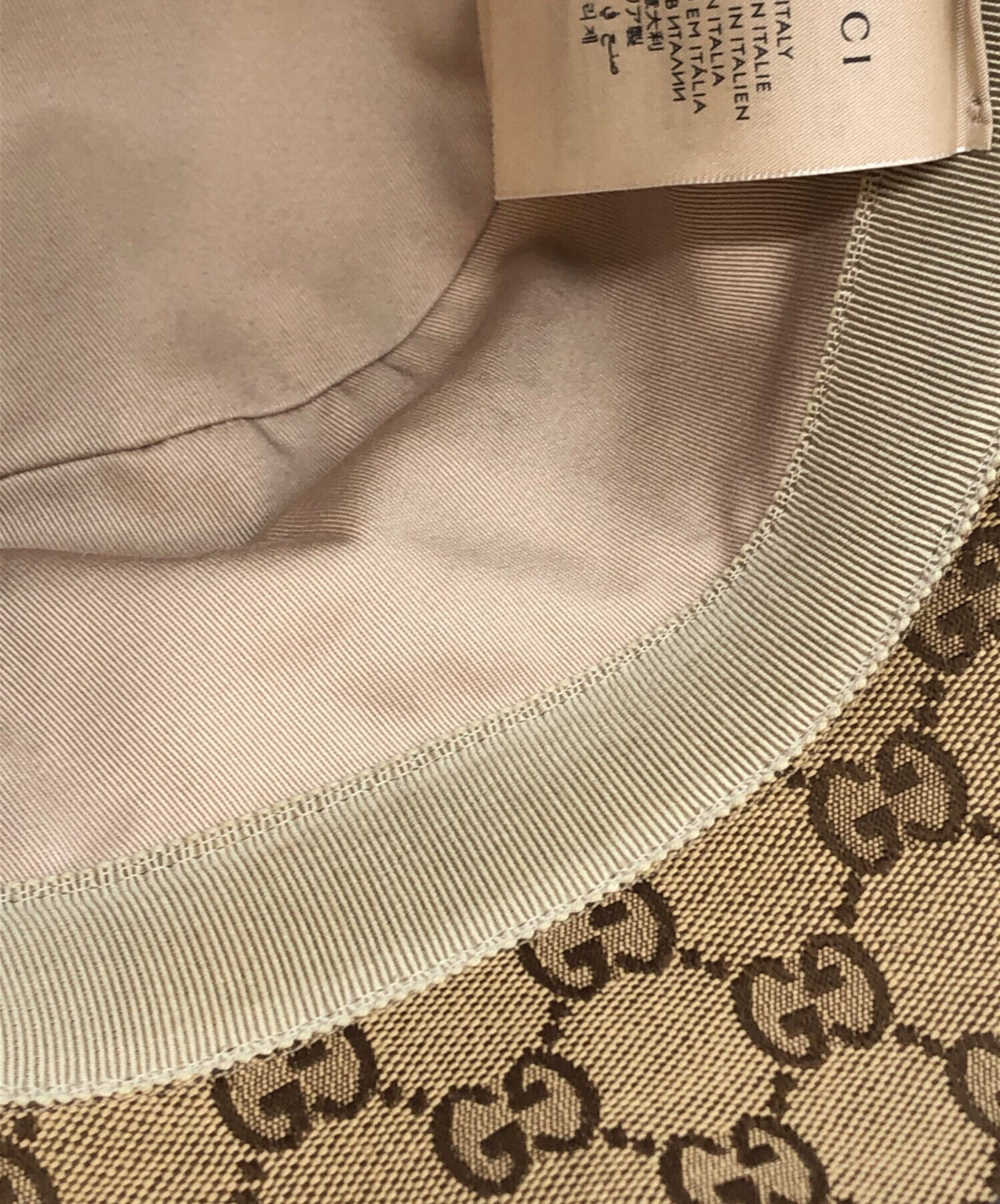 中古・古着通販】GUCCI (グッチ) GGキャンバス バケットハット