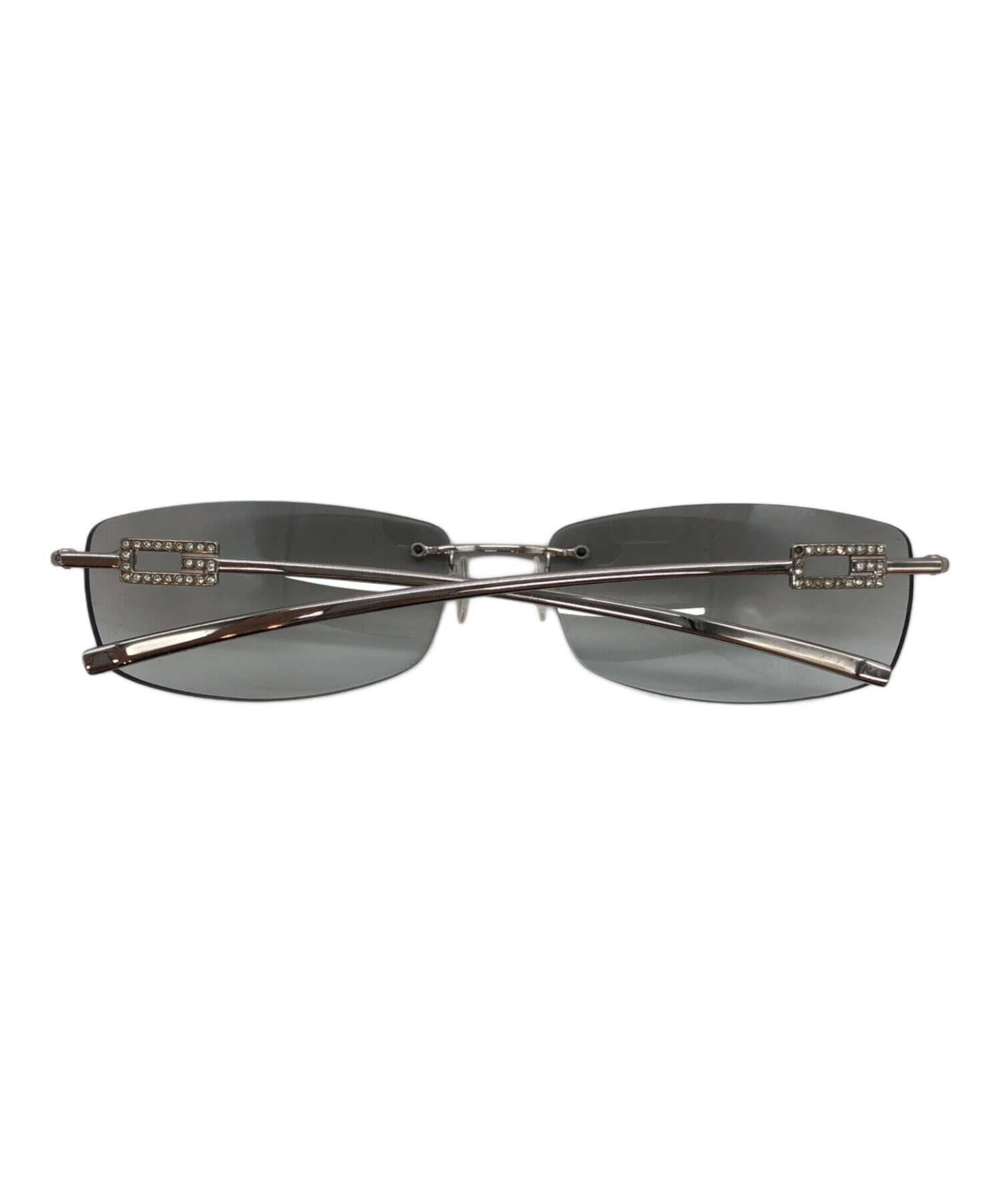 中古・古着通販】GUCCI (グッチ) リムレス眼鏡 シルバー サイズ:60□17